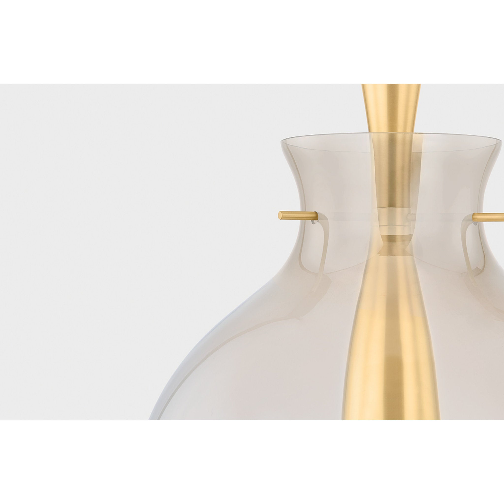 Benita 1-Light Pendant in Aged Brass 15.75W x 22.5H