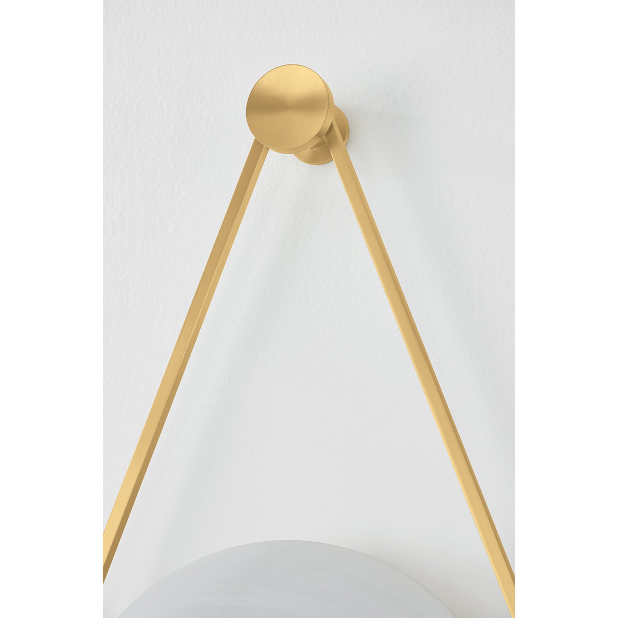 Blaina 1-Light Wall Sconce in Aged Brass 10.5W x 18H