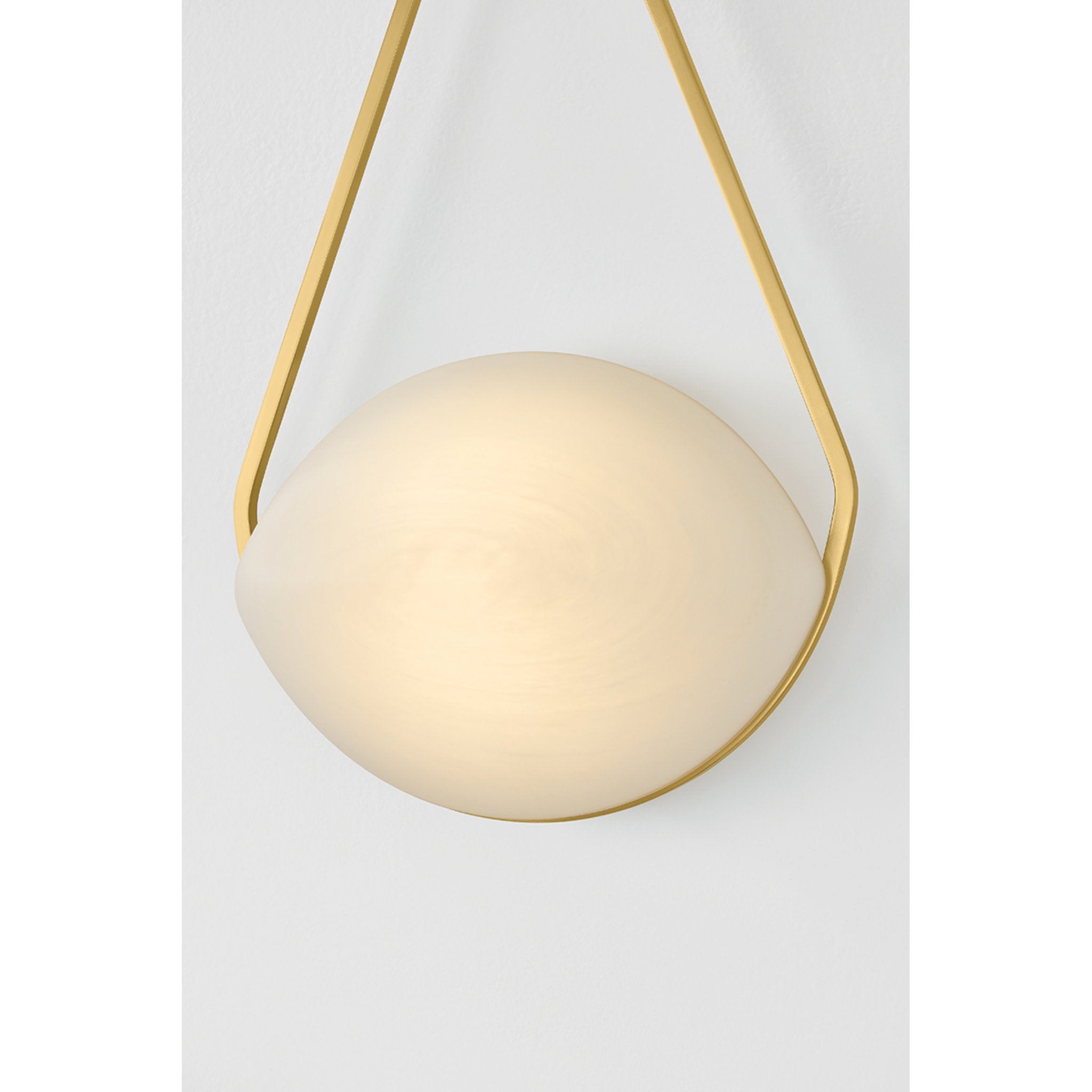 Blaina 1-Light Wall Sconce in Aged Brass 10.5W x 18H