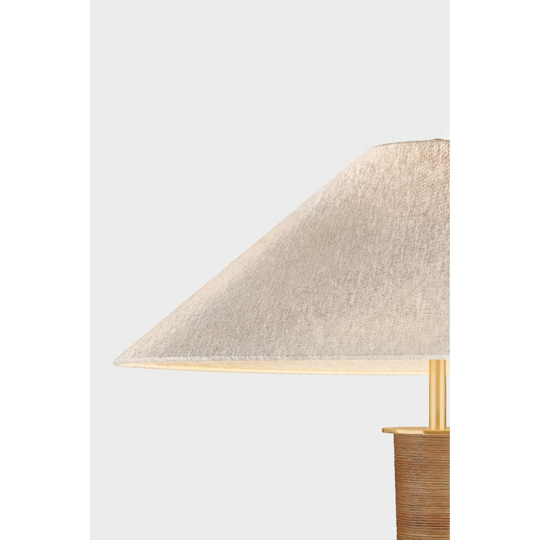 Bohicket 1-Light Floor Lamp in Aged Brass by Cortney Bishop 28W x 67.5H