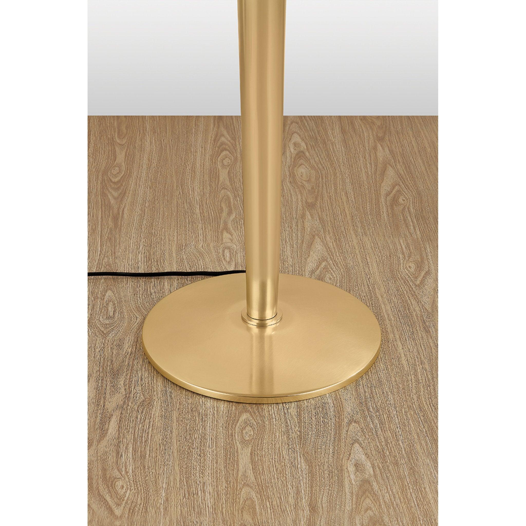 Bohicket 1-Light Floor Lamp in Aged Brass by Cortney Bishop 28W x 67.5H