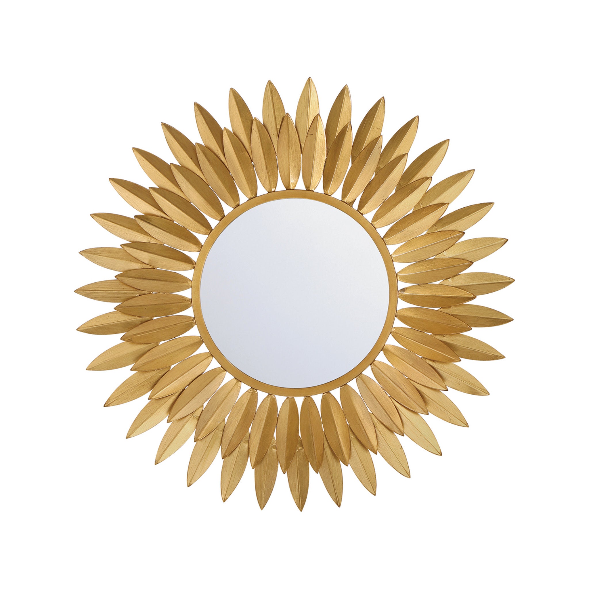 Broche 20'' Antique Gold Mirror Gold 20"W x 20"H x 1.5"D