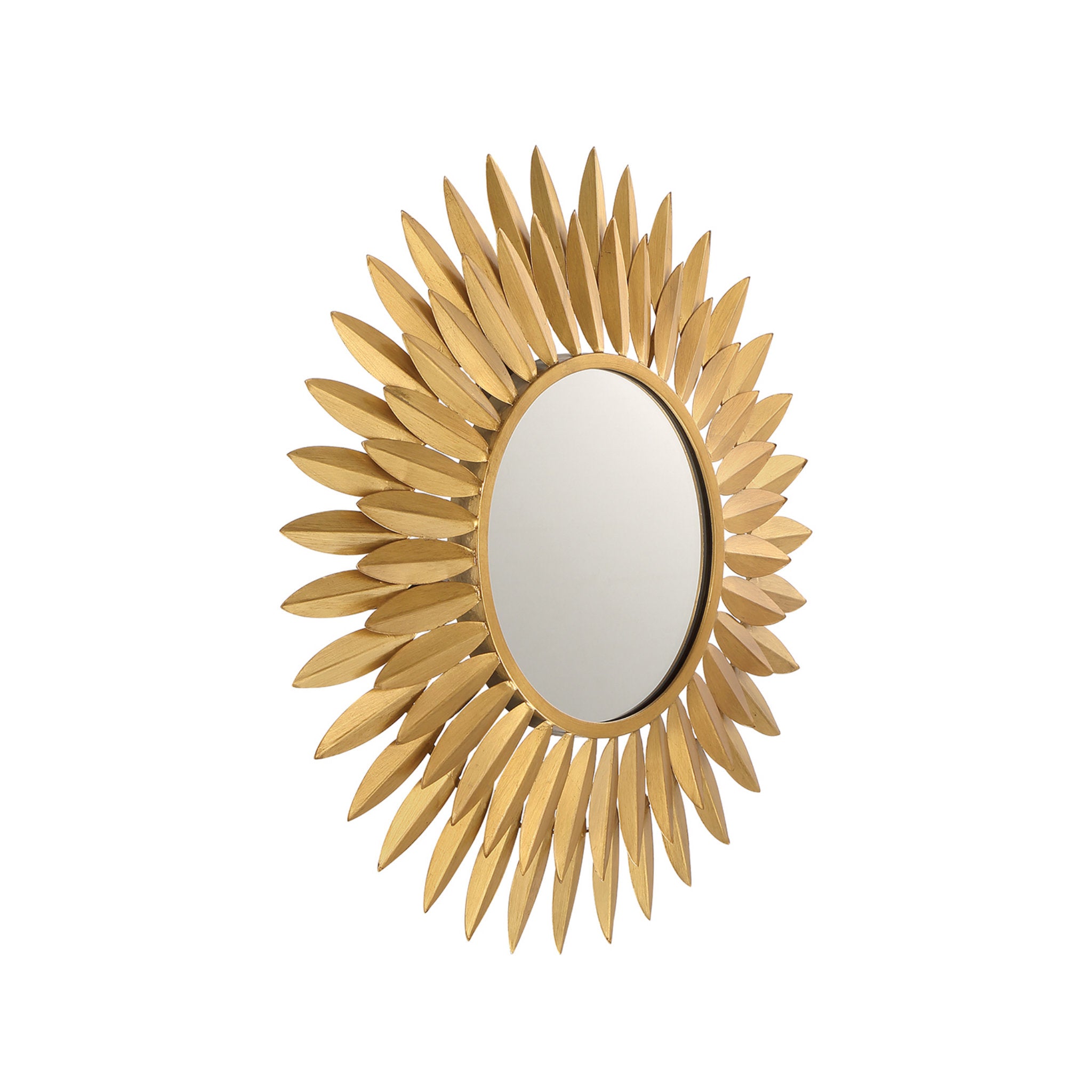 Broche 20'' Antique Gold Mirror Gold 20"W x 20"H x 1.5"D