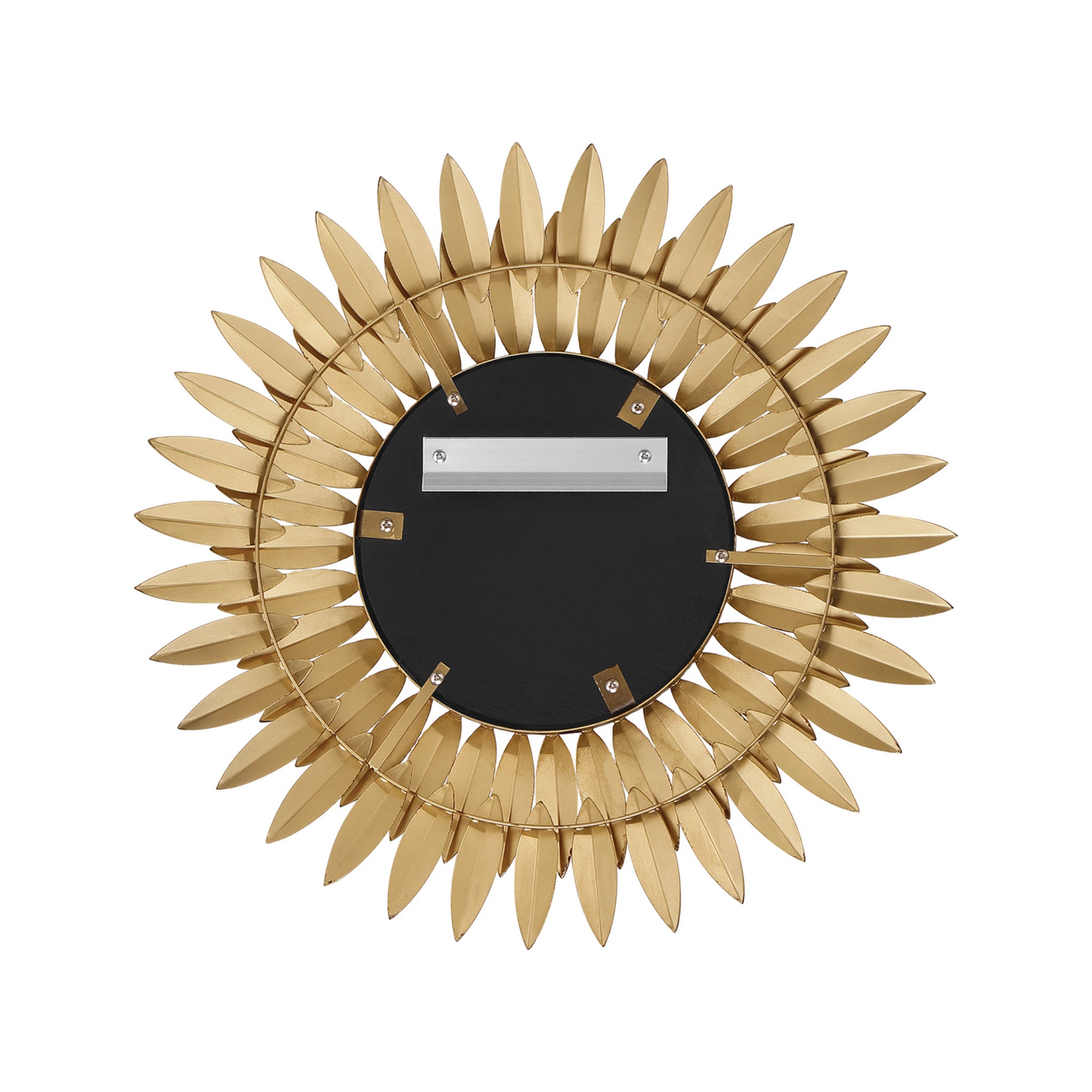 Broche 20'' Antique Gold Mirror Gold 20"W x 20"H x 1.5"D