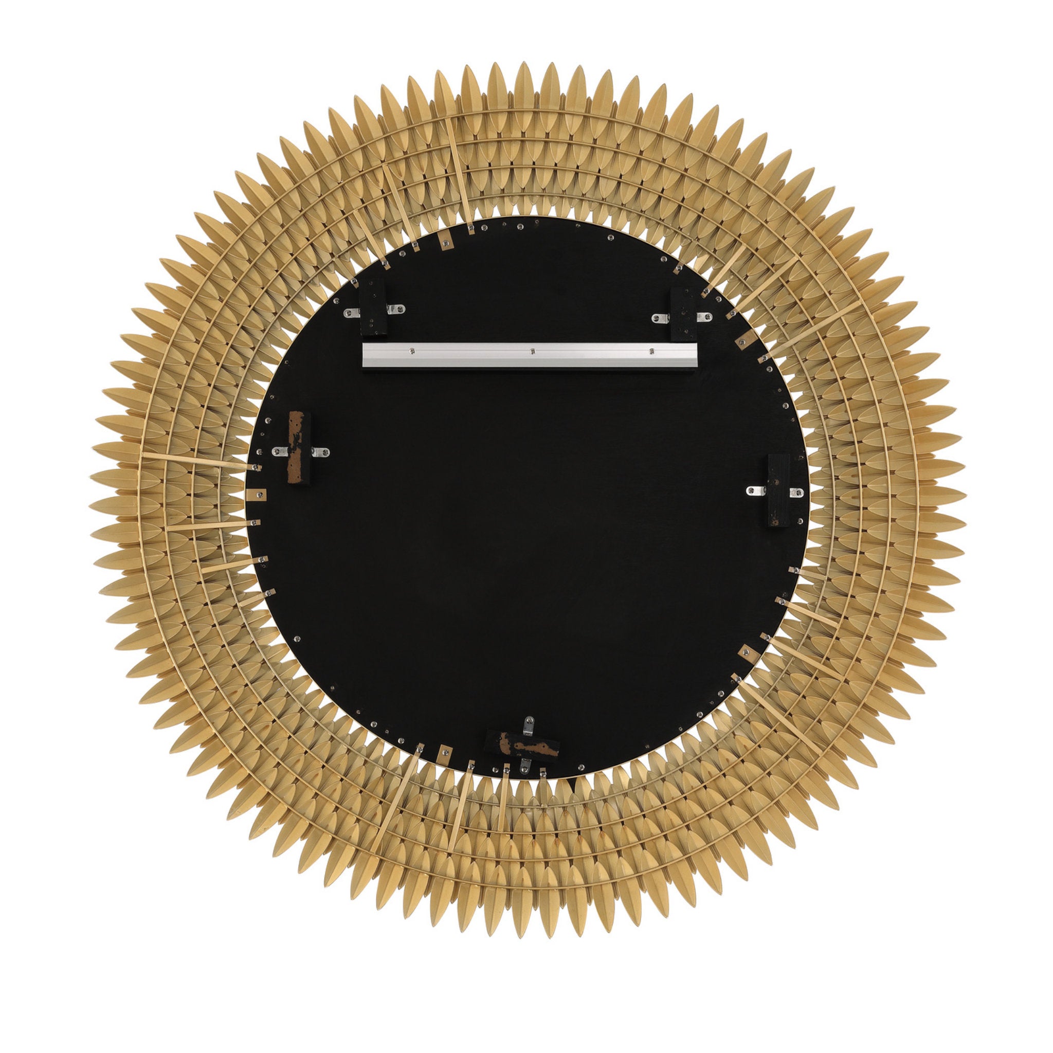 Broche 46.75'' Antique Gold Mirror Gold 46.75"W x 46.75"H x 1.75"D