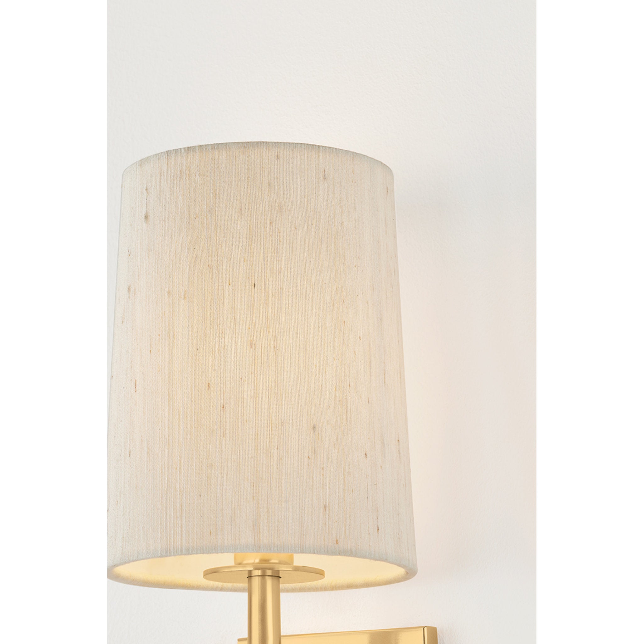 Bridgeton 1-Light Wall Sconce in Aged Brass 6W x 25.5H