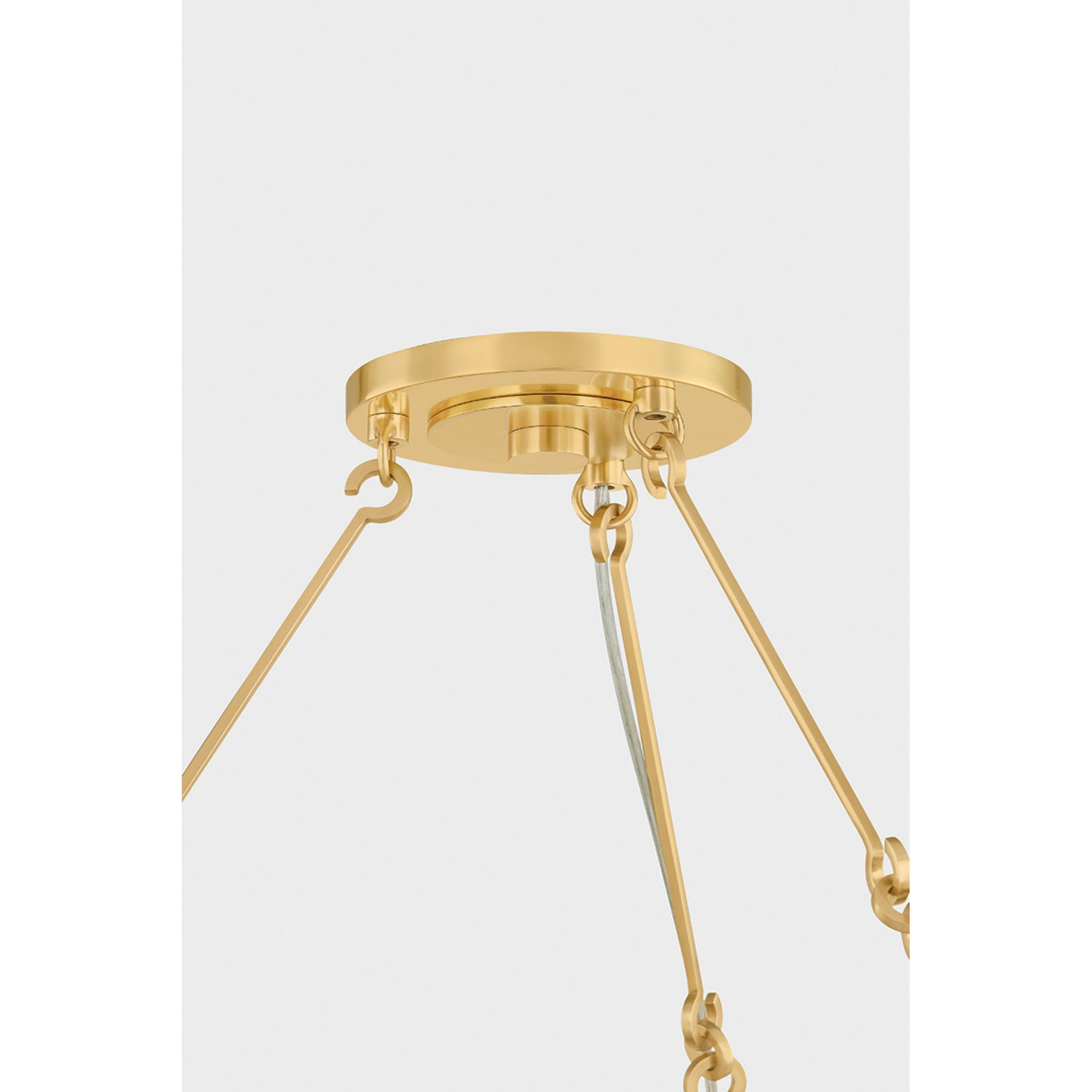 Bridgeton 9-Light Chandelier in Aged Brass 46W x 18.25H