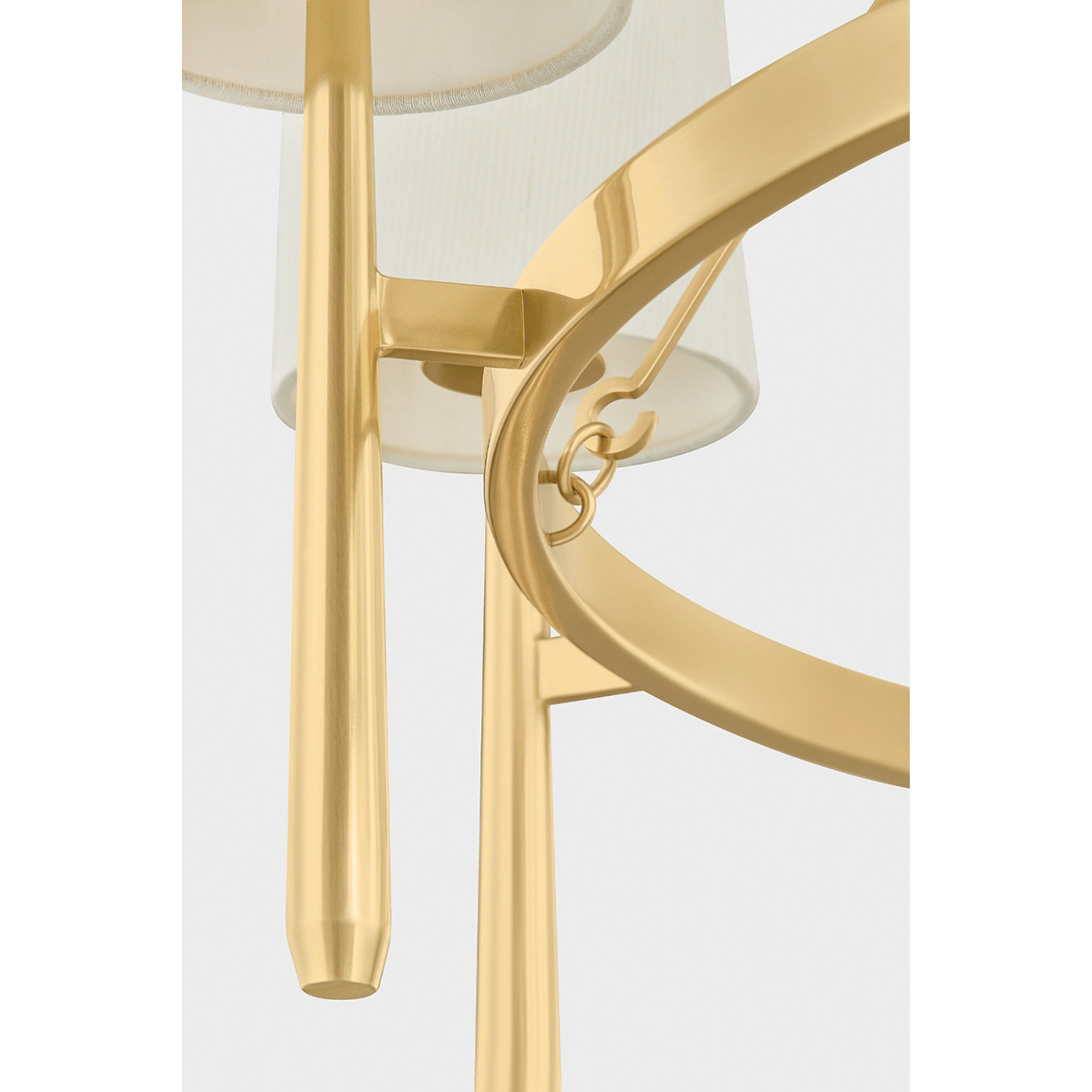 Bridgeton 9-Light Chandelier in Aged Brass 46W x 18.25H