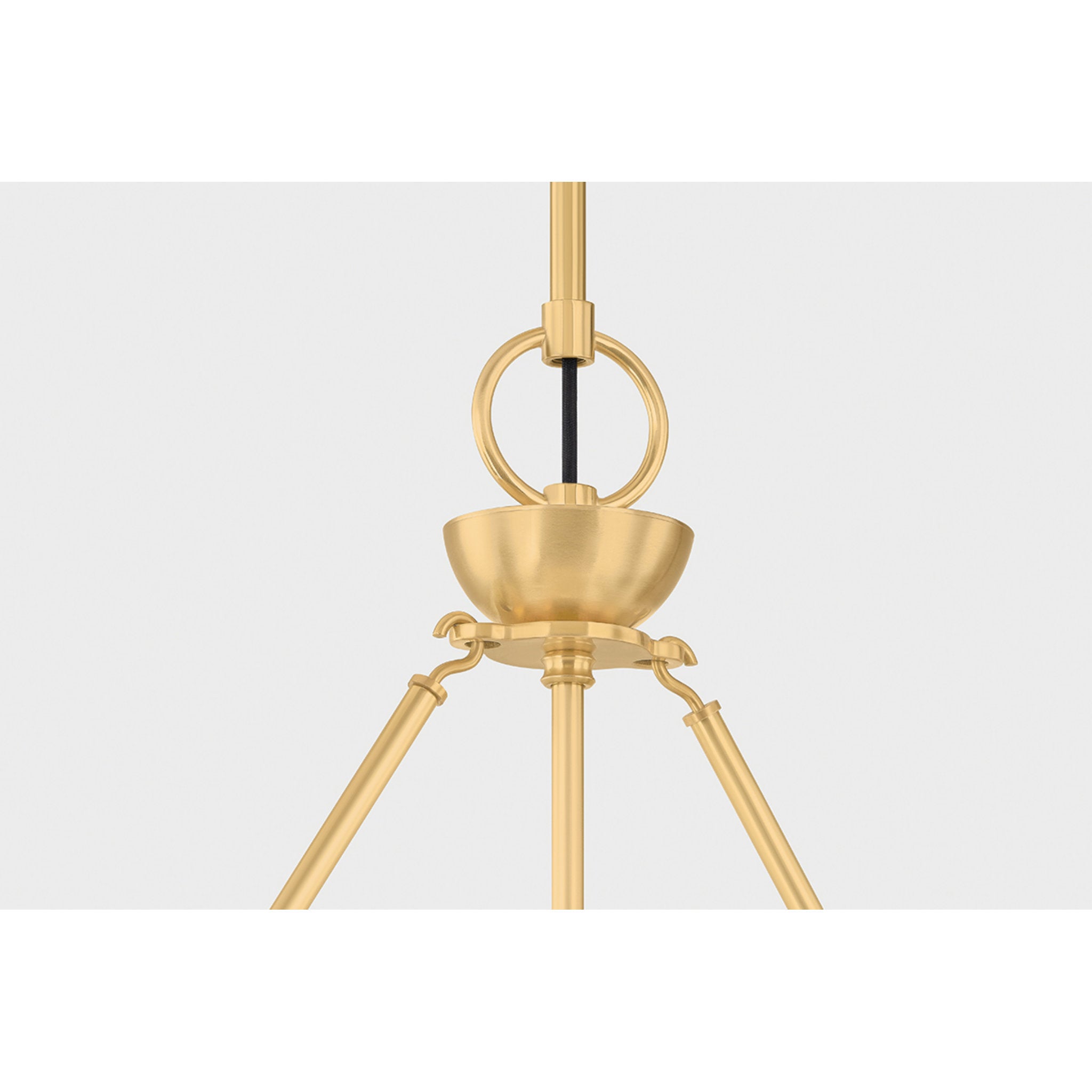 Burghley 2-Light Linear in Aged Brass by Mark D. Sikes 54.25L x 10W x 21H (Distressed Bronze)
