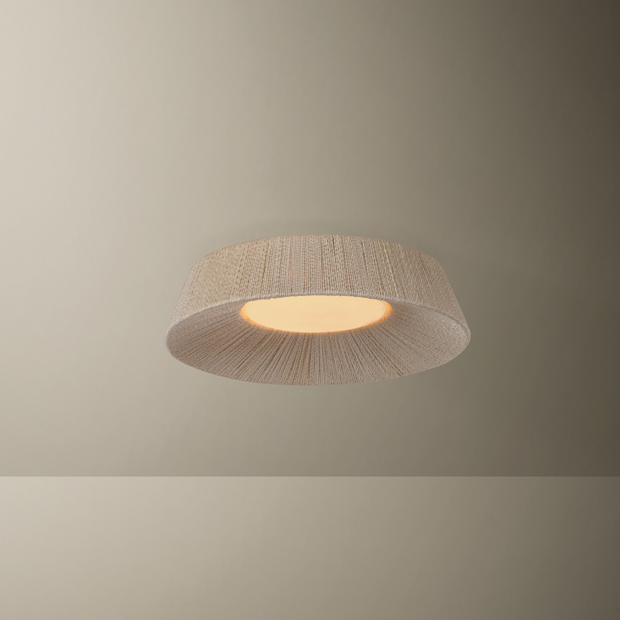 Kenton 1-Light Flush Mount in Vintage Gold Leaf 17.75W x 5H