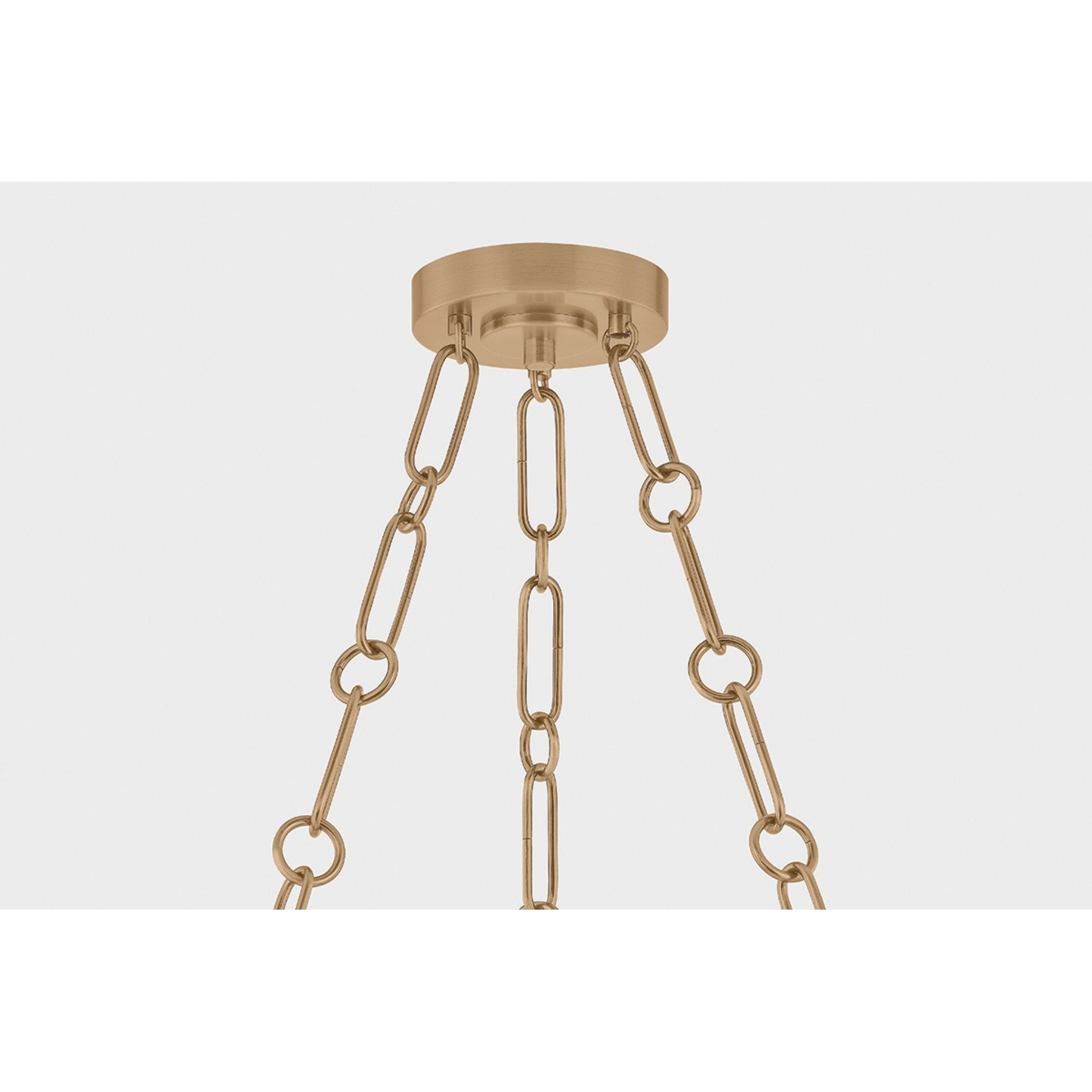 Caelum 6-Light Chandelier in Patina Brass 32.25W x 6H