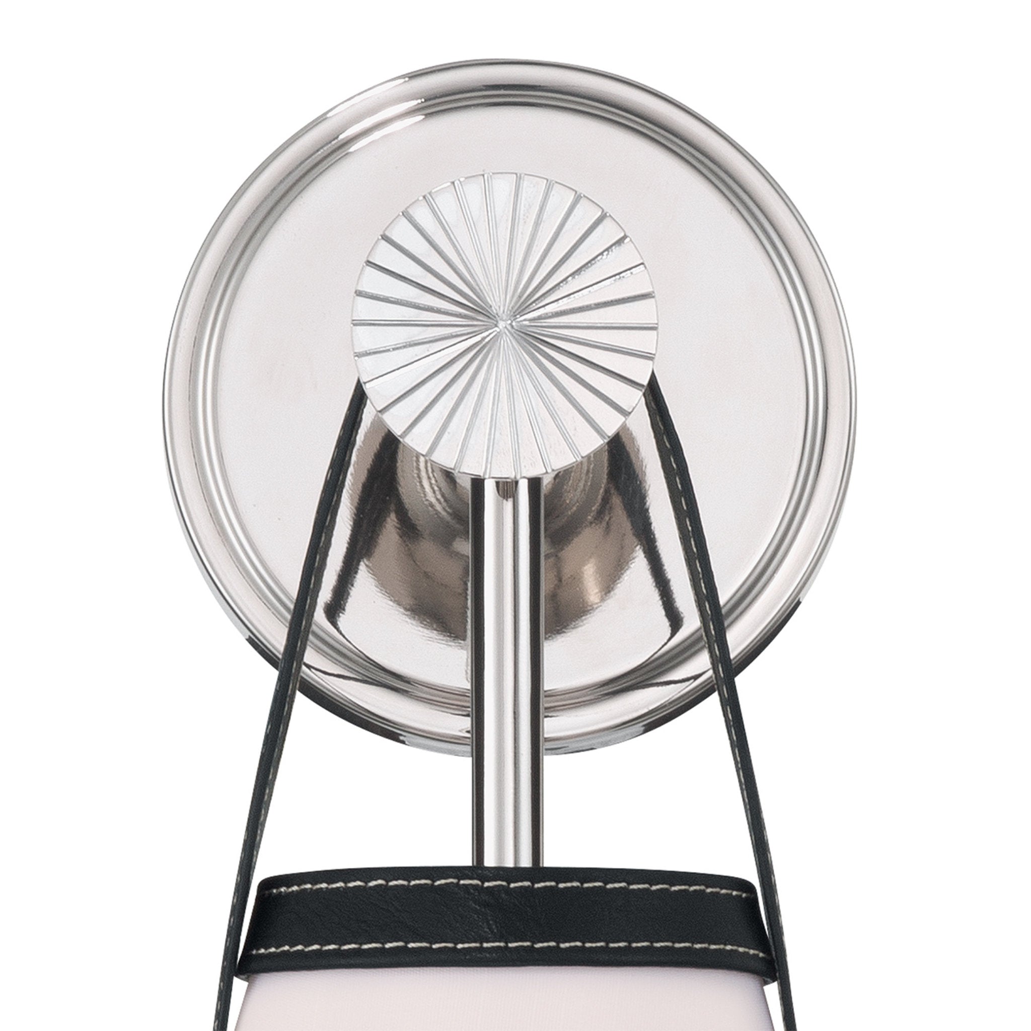 Libby Langdon Callahan 7.25'' Polished Nickel Sconce Black 7.25"W x 13.5"H x 8"D