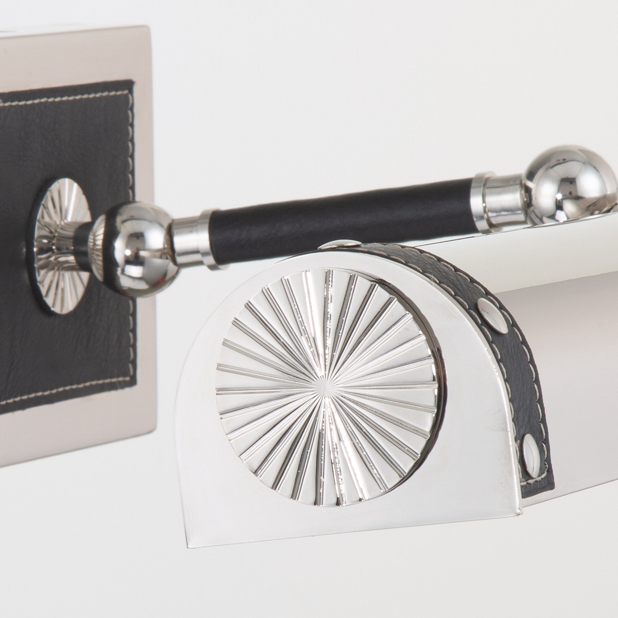 Libby Langdon Callahan 20.25'' LED Polished Nickel Picture Light Black 20.25"W x 5"H x 9.25"D