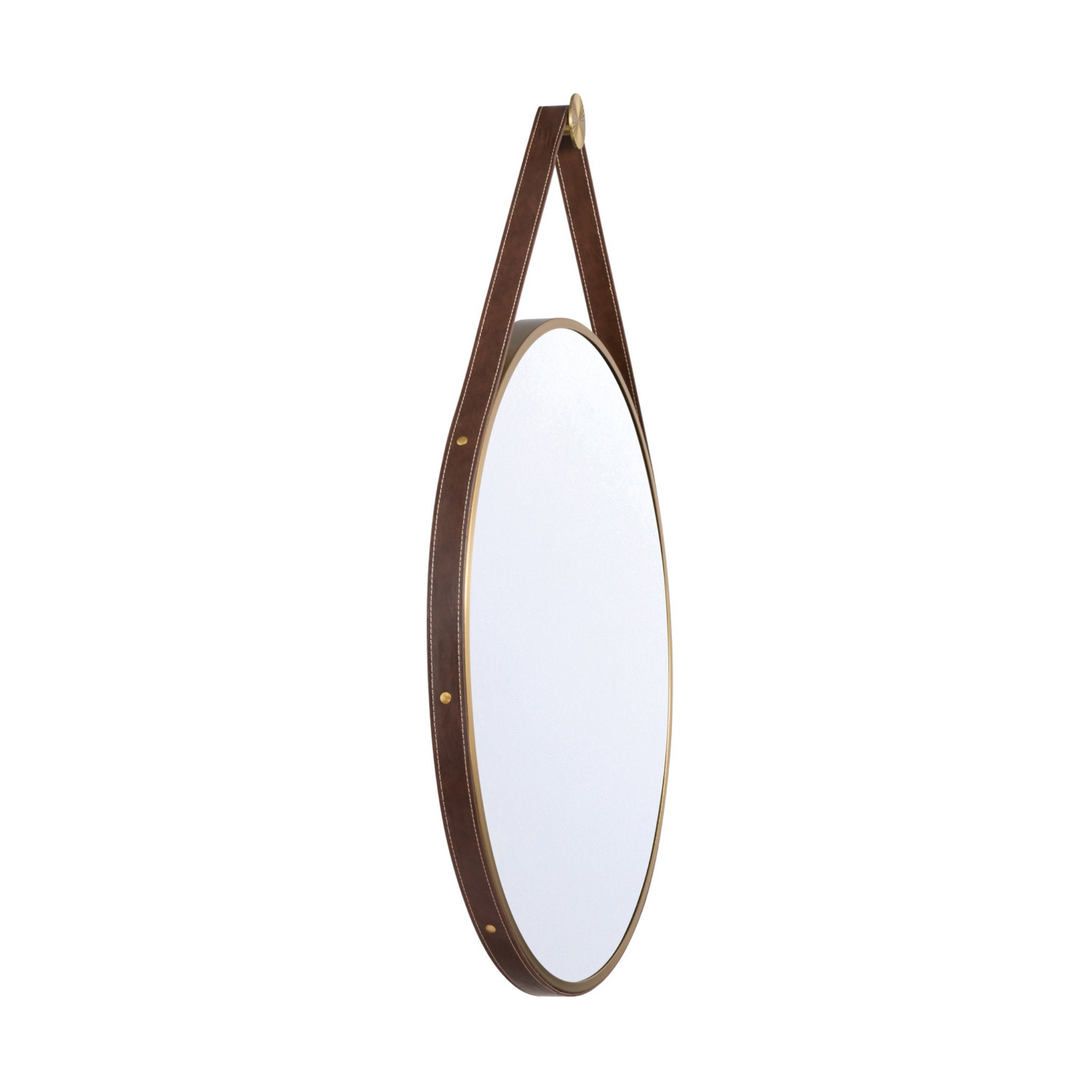 Libby Langdon Callahan 23.5'' Luxe Gold Mirror Brown 23.5"W x 31.5"H x 1.5"D