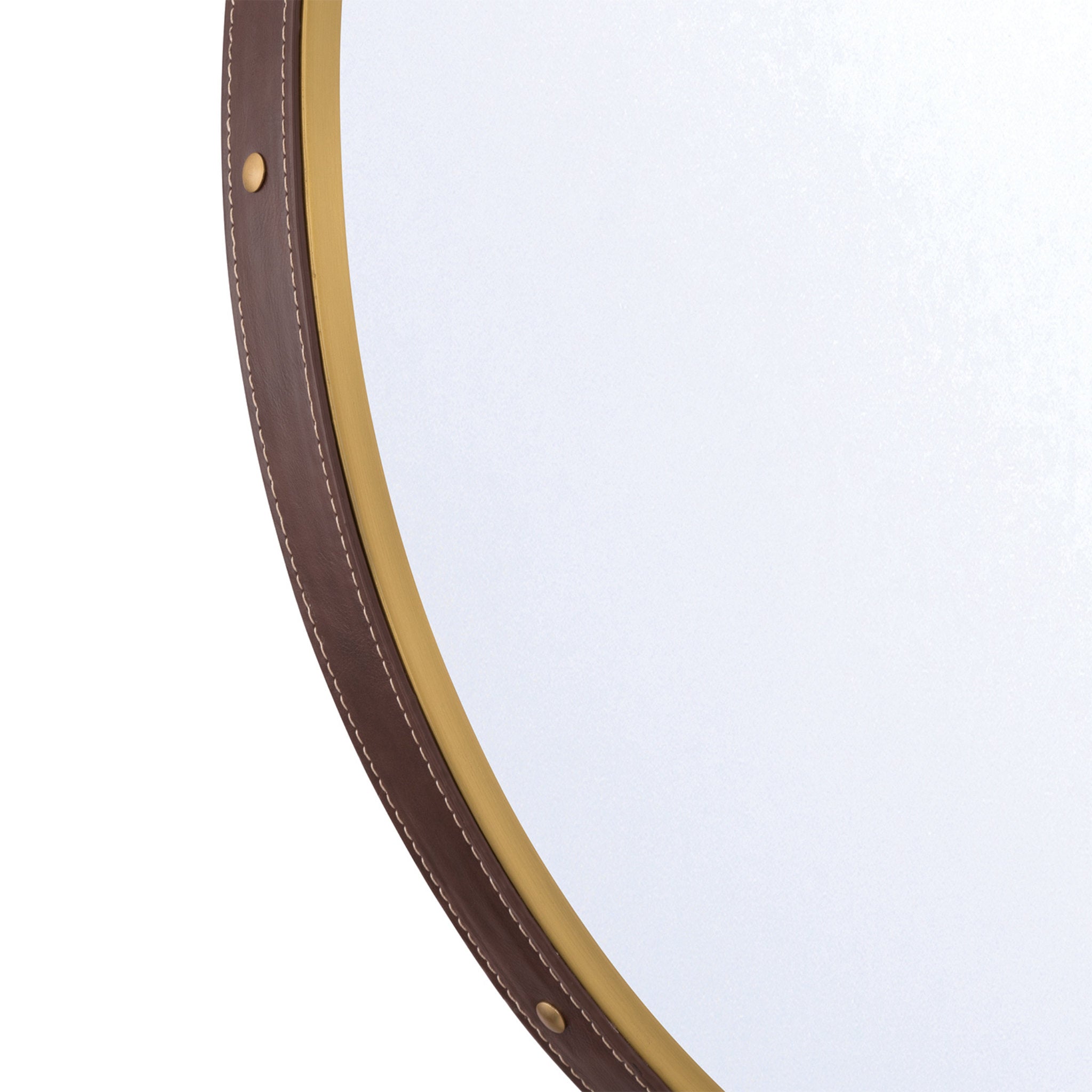 Libby Langdon Callahan 23.5'' Luxe Gold Mirror Brown 23.5"W x 31.5"H x 1.5"D
