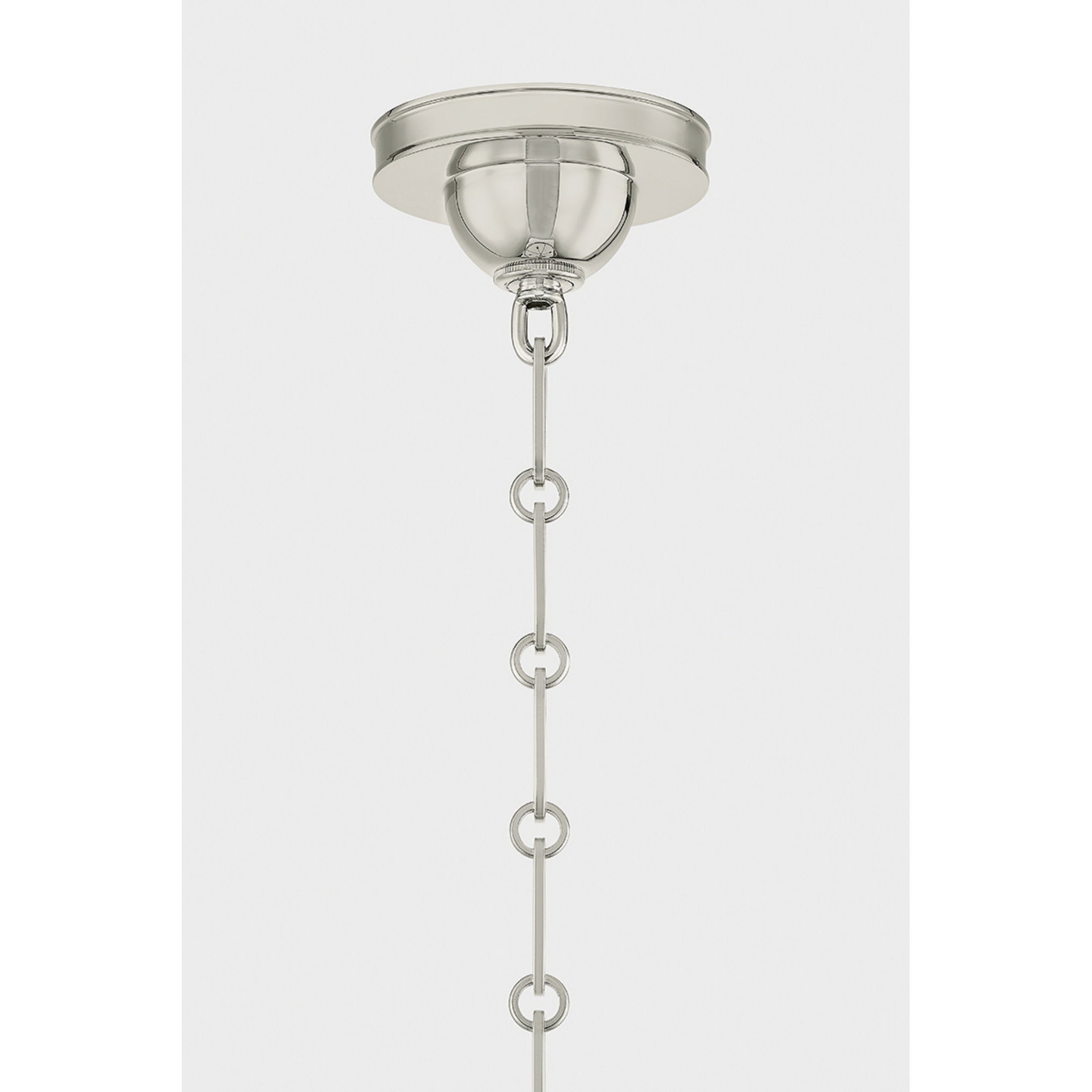 Cambridge 4-Light Chandelier in Polished Nickel by Mark D. Sikes 20.25W x 19.5H