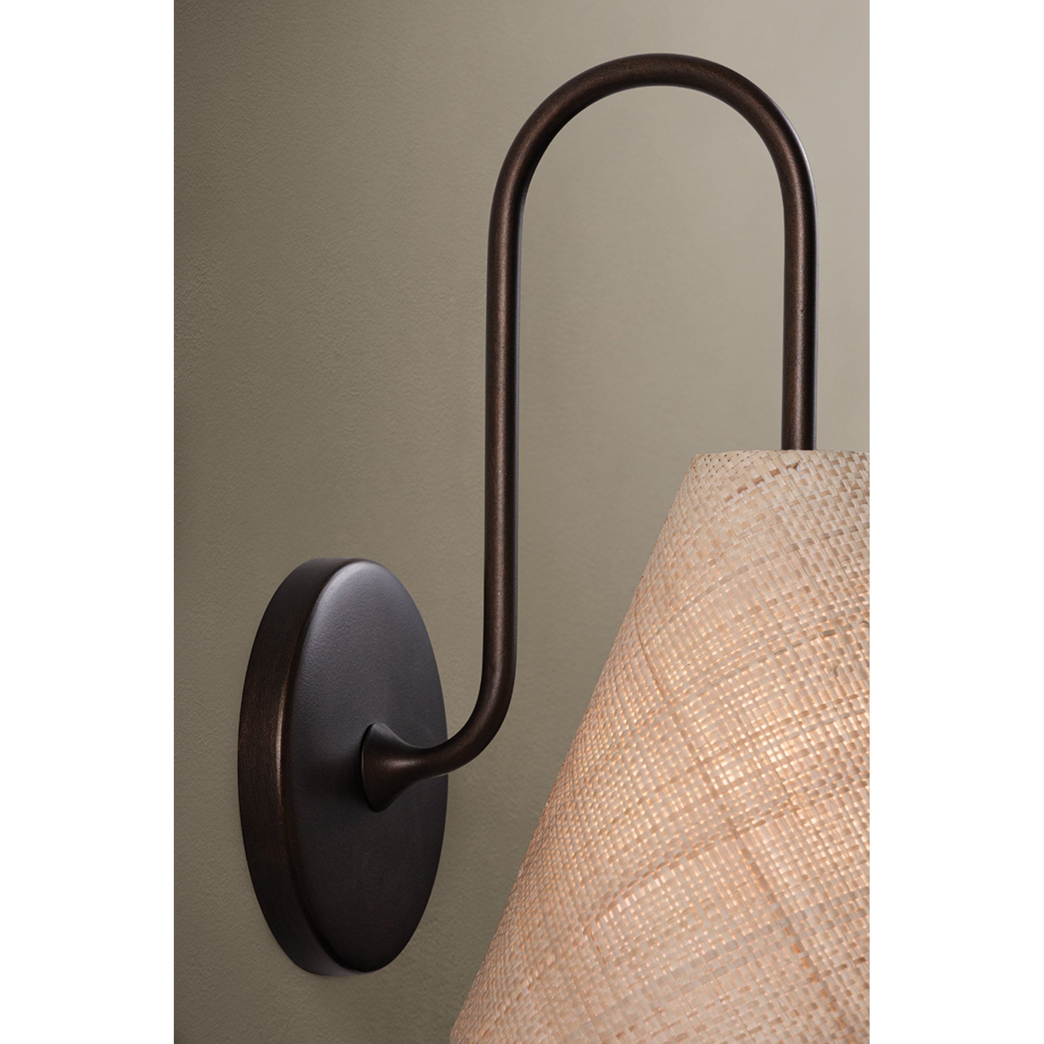 Candler 1-Light Wall Sconce in Bronze Leaf 8.75W x 11.5H
