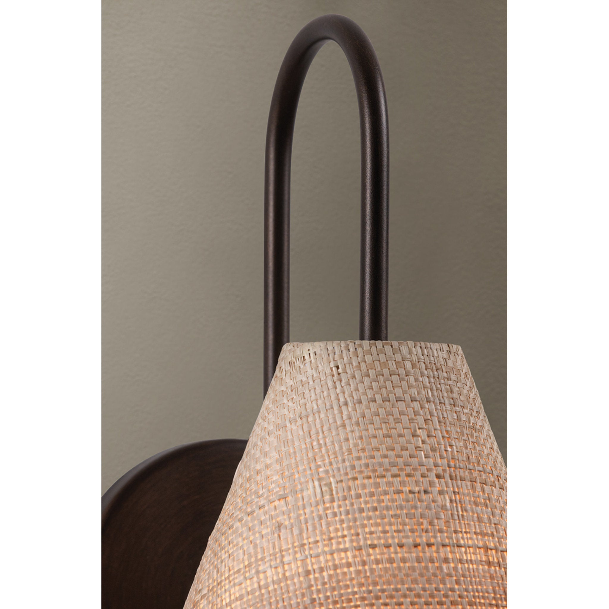 Candler 1-Light Wall Sconce in Bronze Leaf 8.75W x 11.5H