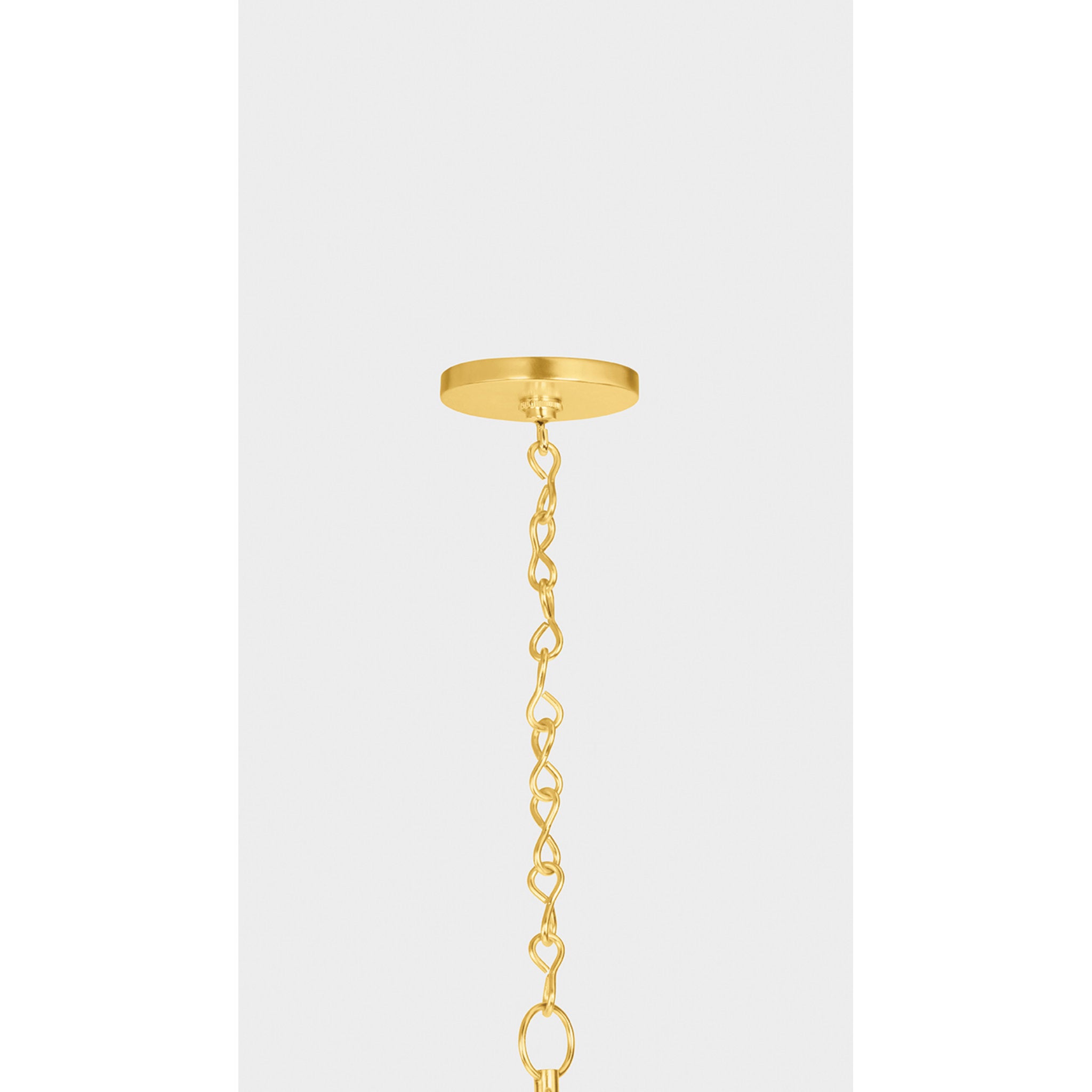 Carolina 3-Light Pendant in Aged Brass by Cortney Bishop 22W x 28H