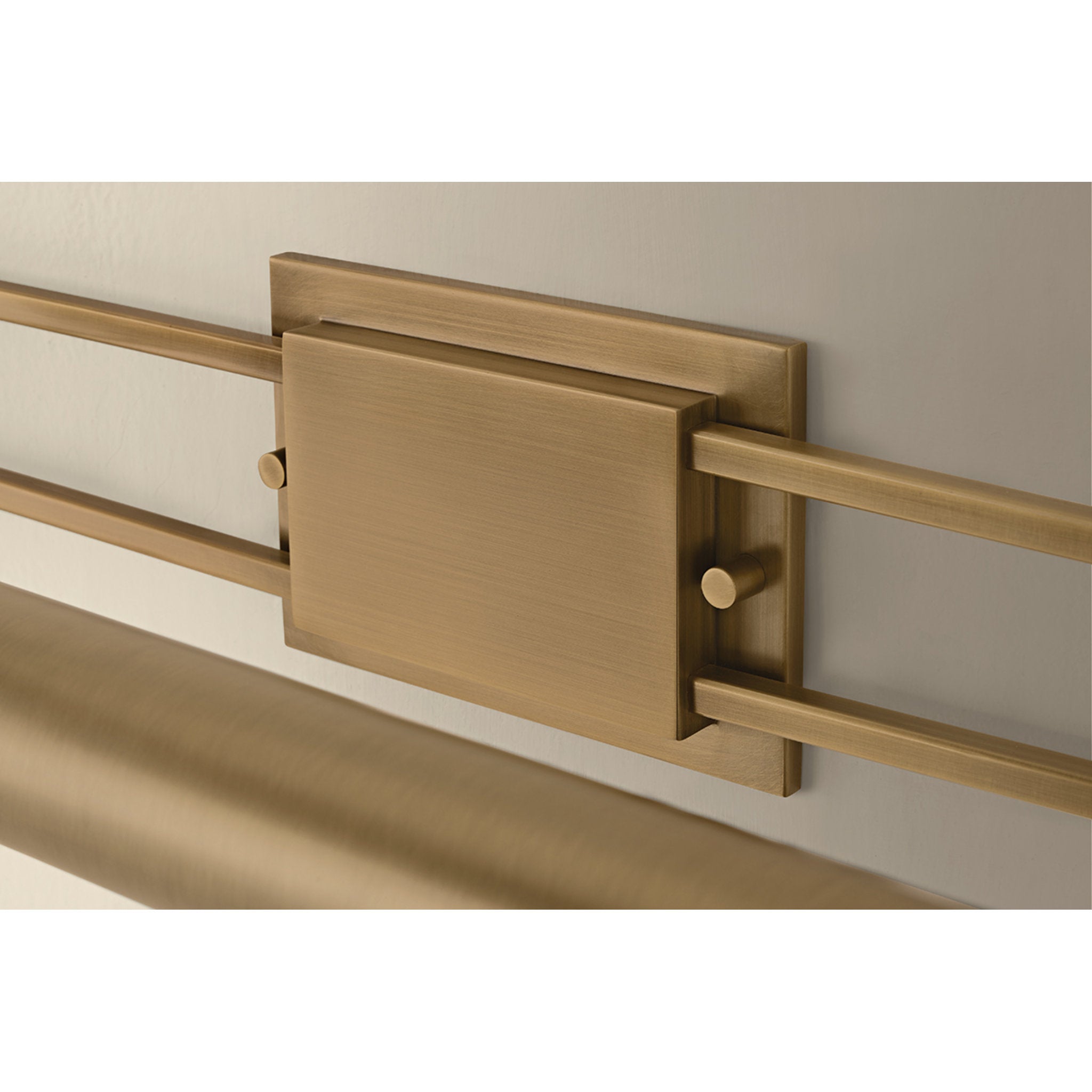 Caspian 2-Light Picture Light in Patina Brass 7.75L x 26W x 4.25H