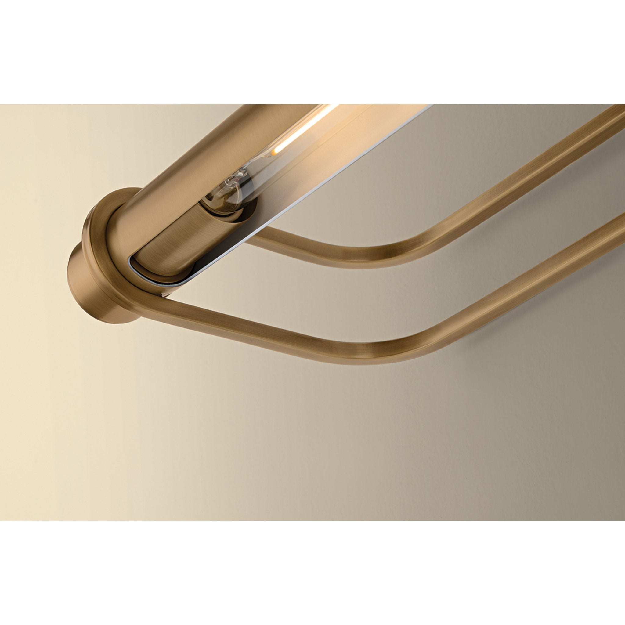 Caspian 2-Light Picture Light in Patina Brass 7.75L x 26W x 4.25H