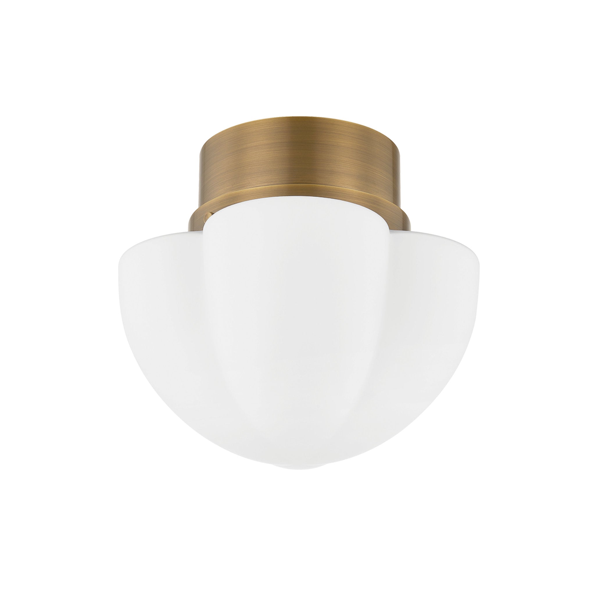 Seabrook 1-Light Flush Mount in Historic Bronze by Cortney Bishop 11.25W x 10H