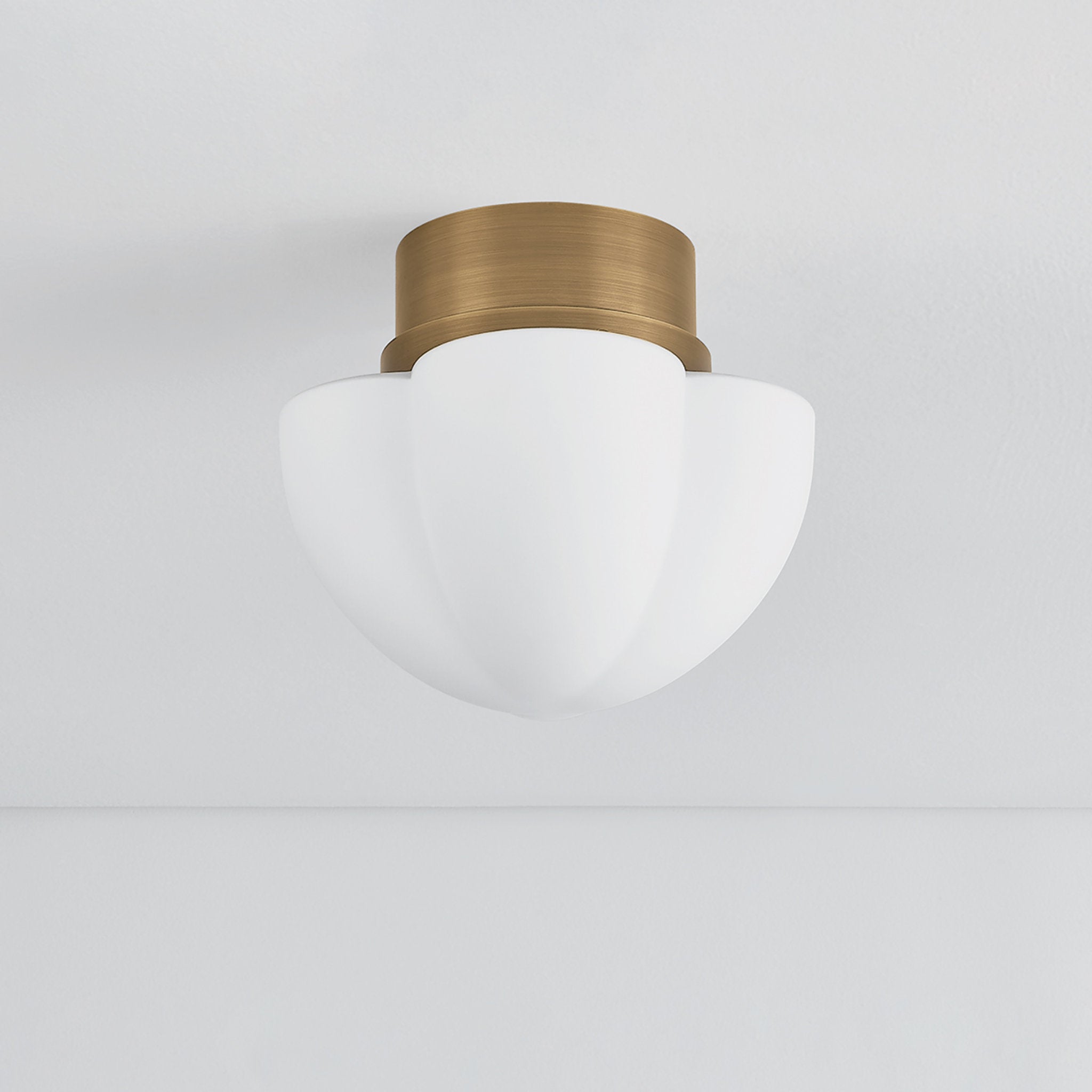 Seabrook 1-Light Flush Mount in Historic Bronze by Cortney Bishop 11.25W x 10H