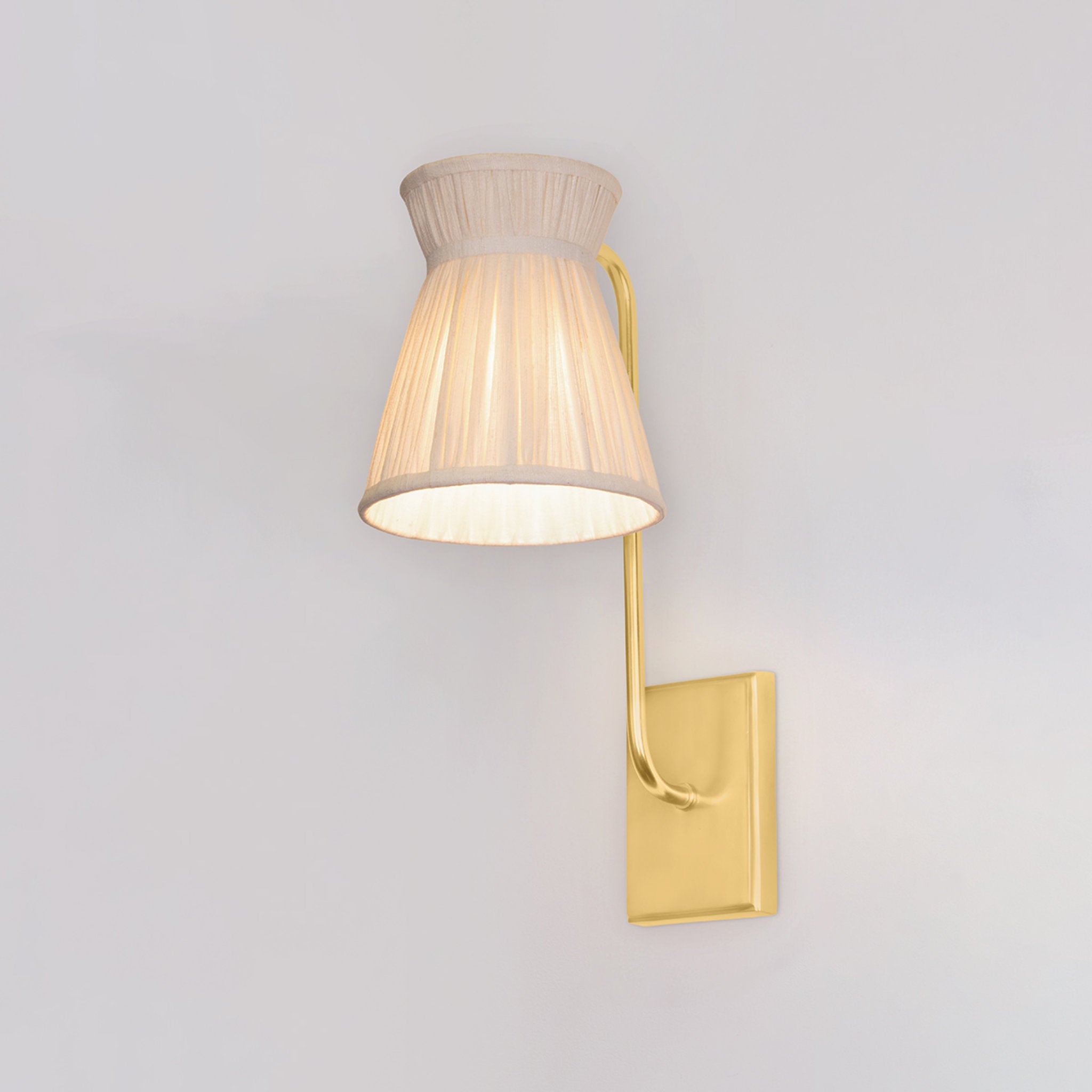 Hollywood 1-Light Wall Sconce in Aged Brass by Cortney Bishop 7.5W x 18.25H