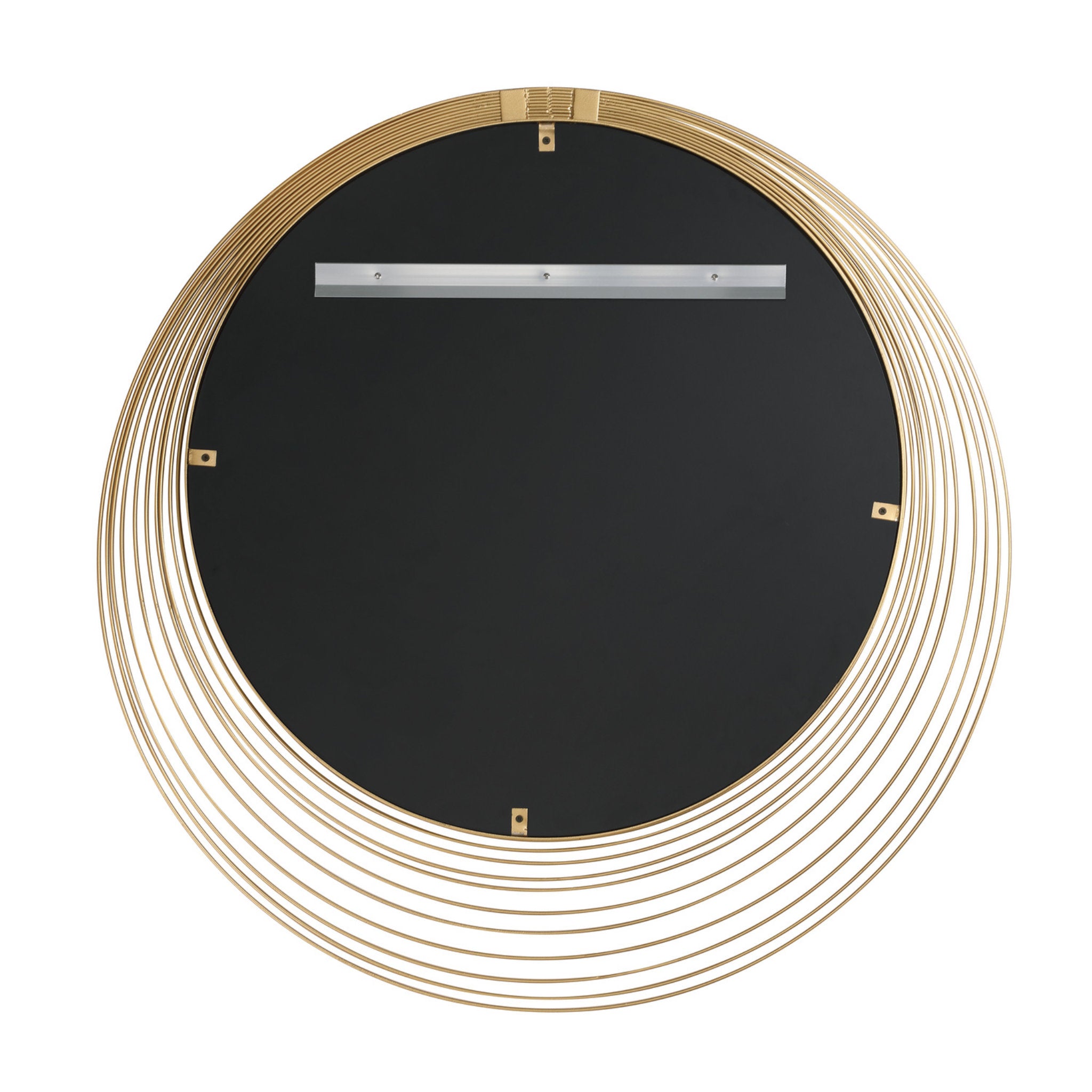 Cecile 34.75'' Antique Gold Mirror Gold 34.75"W x 34.75"H x .75"D