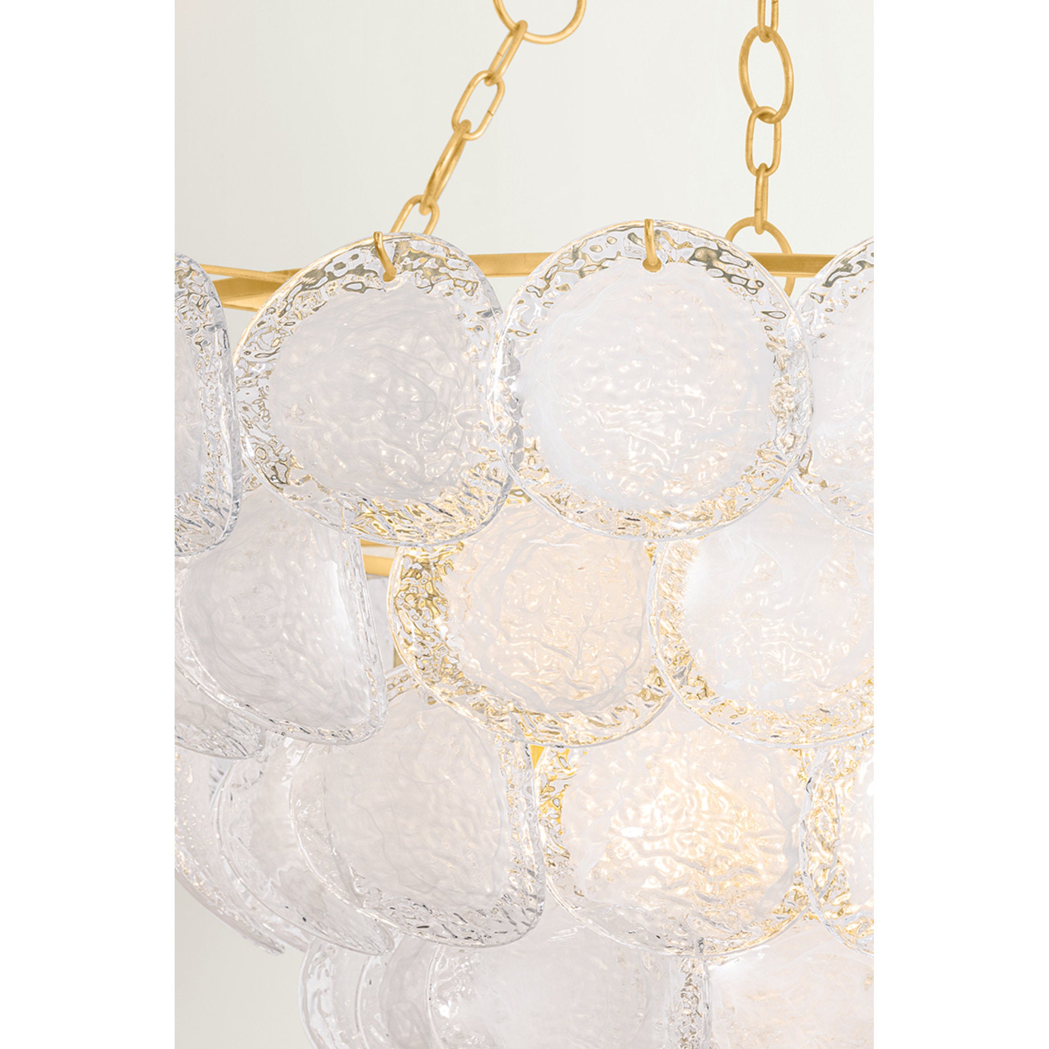 Cedar Hill 17-Light Chandelier in Vintage Gold Leaf 47.25W x 24.25H