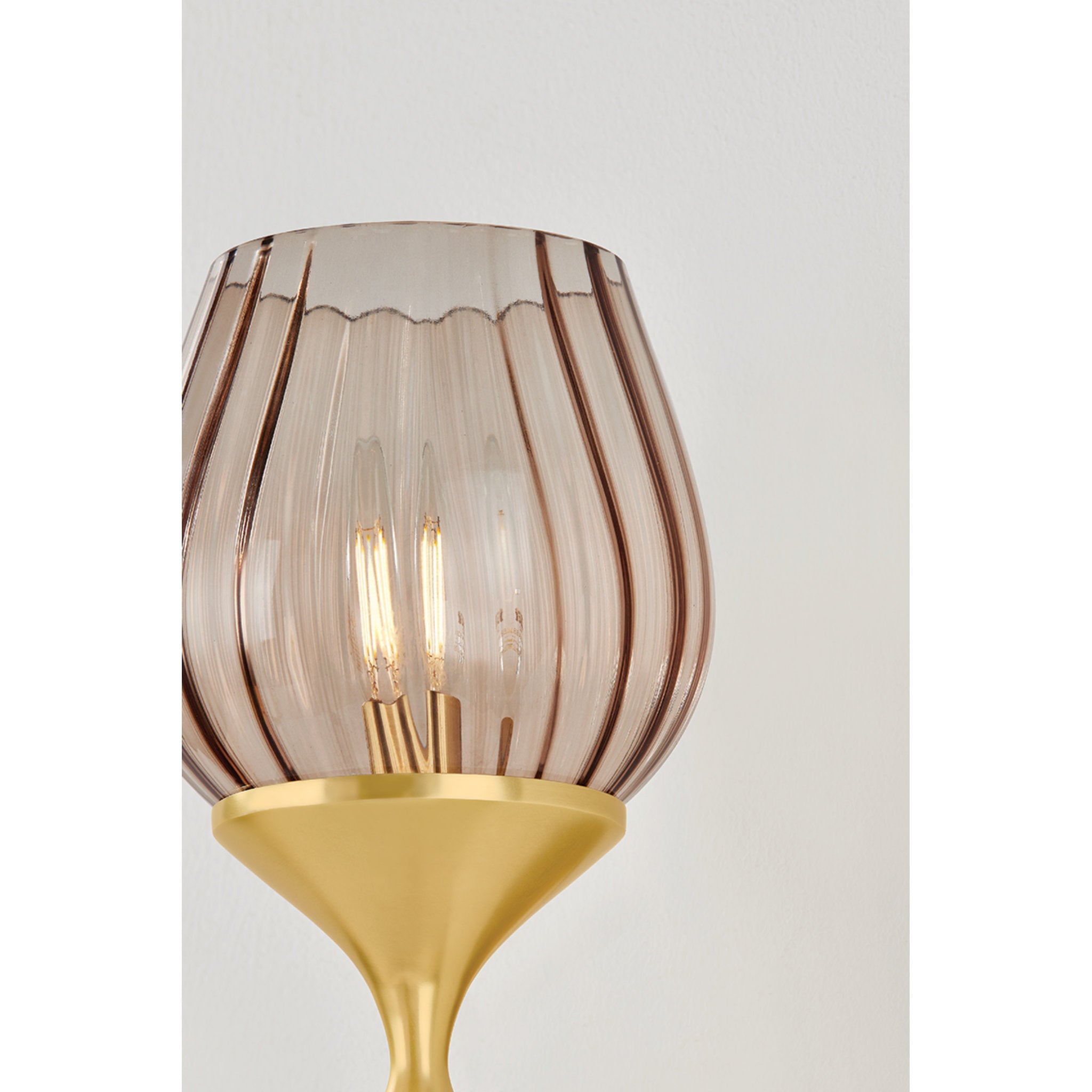 Chatton 1-Light Wall Sconce in Aged Brass 5.75W x 17H