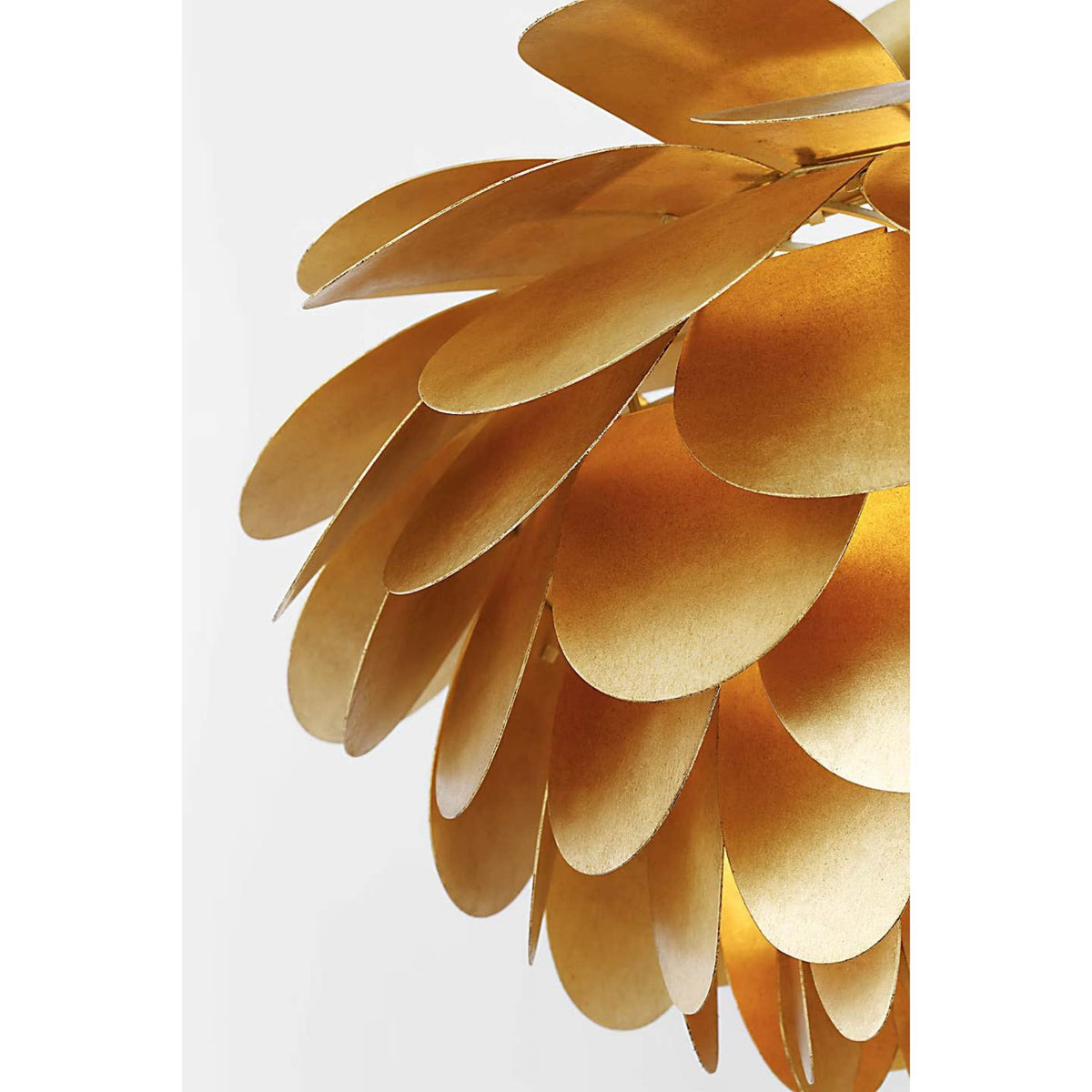 Chapman & Myers Cynara XL Flush Mount in Gild W23" x H13.5"