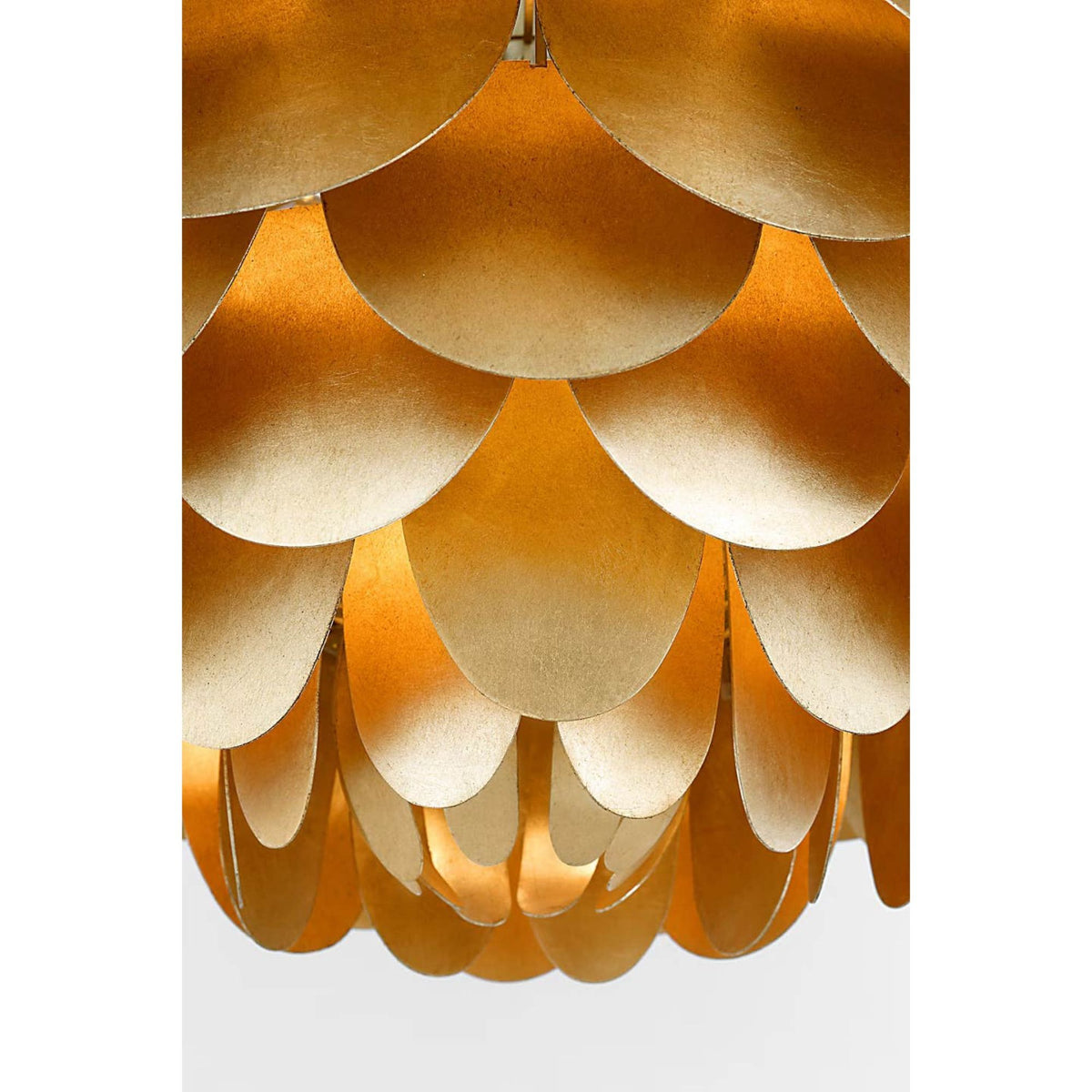 Chapman & Myers Cynara XL Flush Mount in Gild W23" x H13.5"