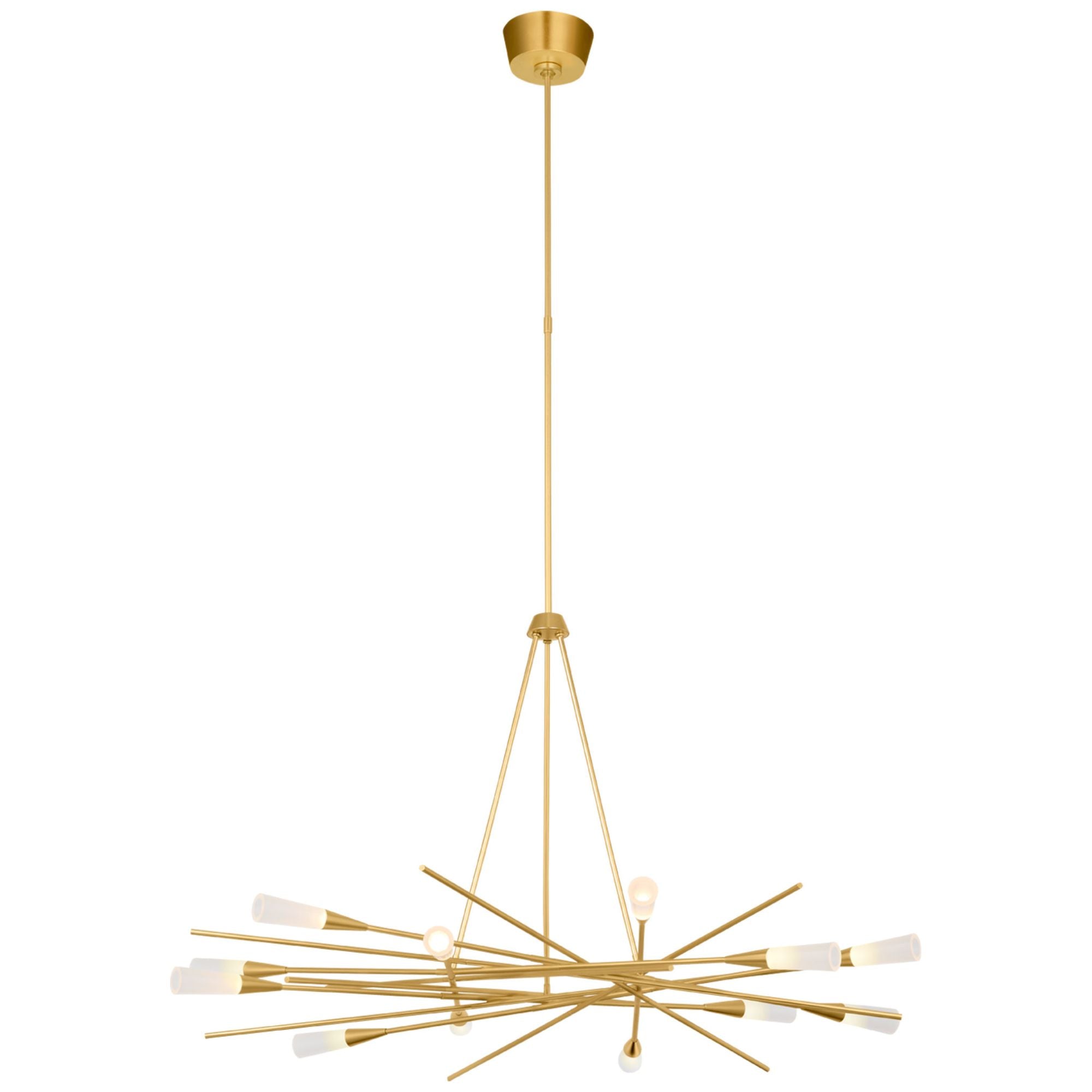 Chapman & Myers Stellar 40" Radial Chandelier in Gild Ceiling Light W40"