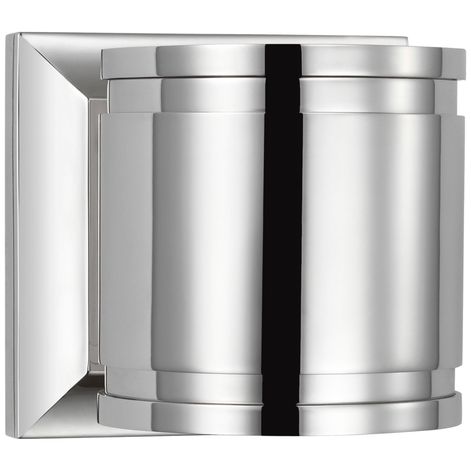 Chapman & Myers Provo 5" Canister Light in Polished Nickel Wall Light W4.5" x H4.5"