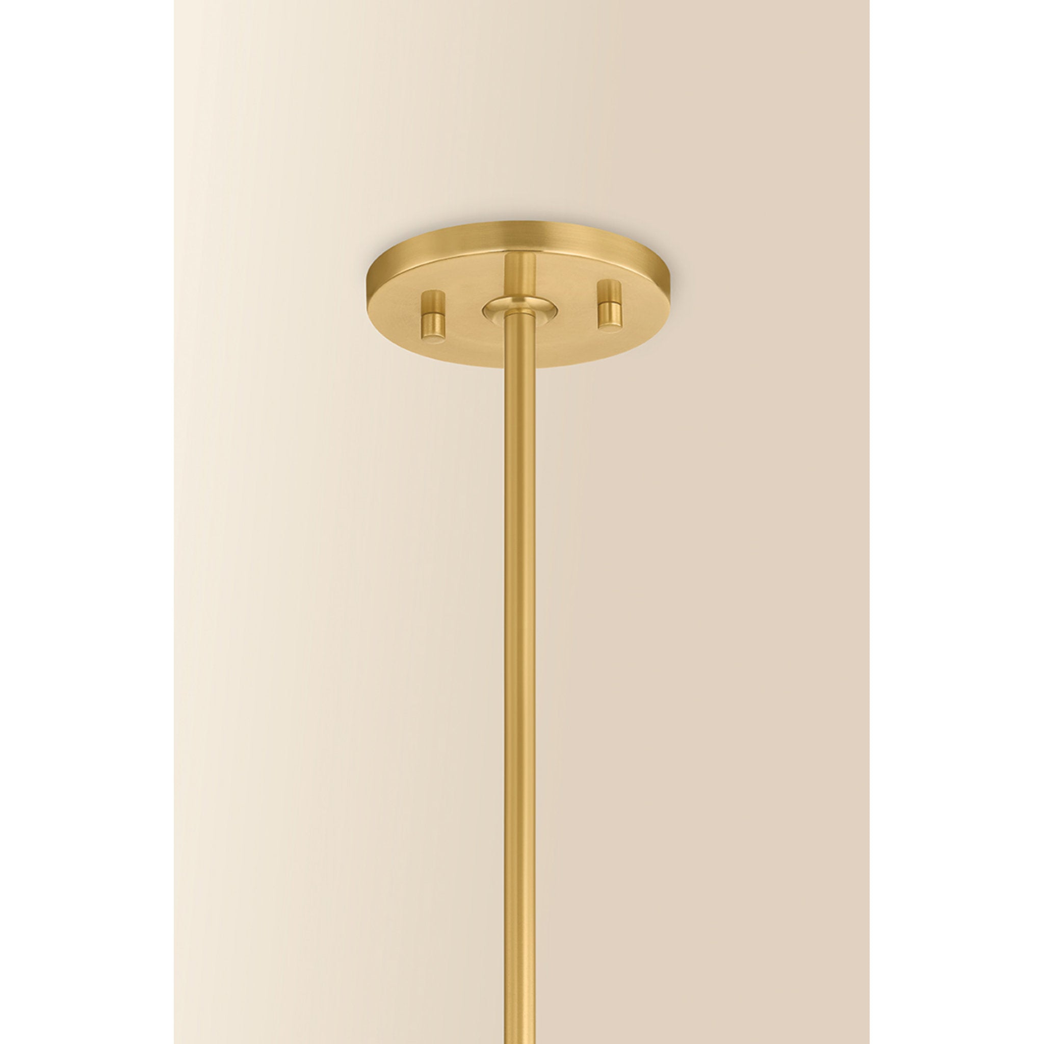 Clarisse 3-Light Lantern in Aged Brass 13W x 22.25H (Soft Bisque)