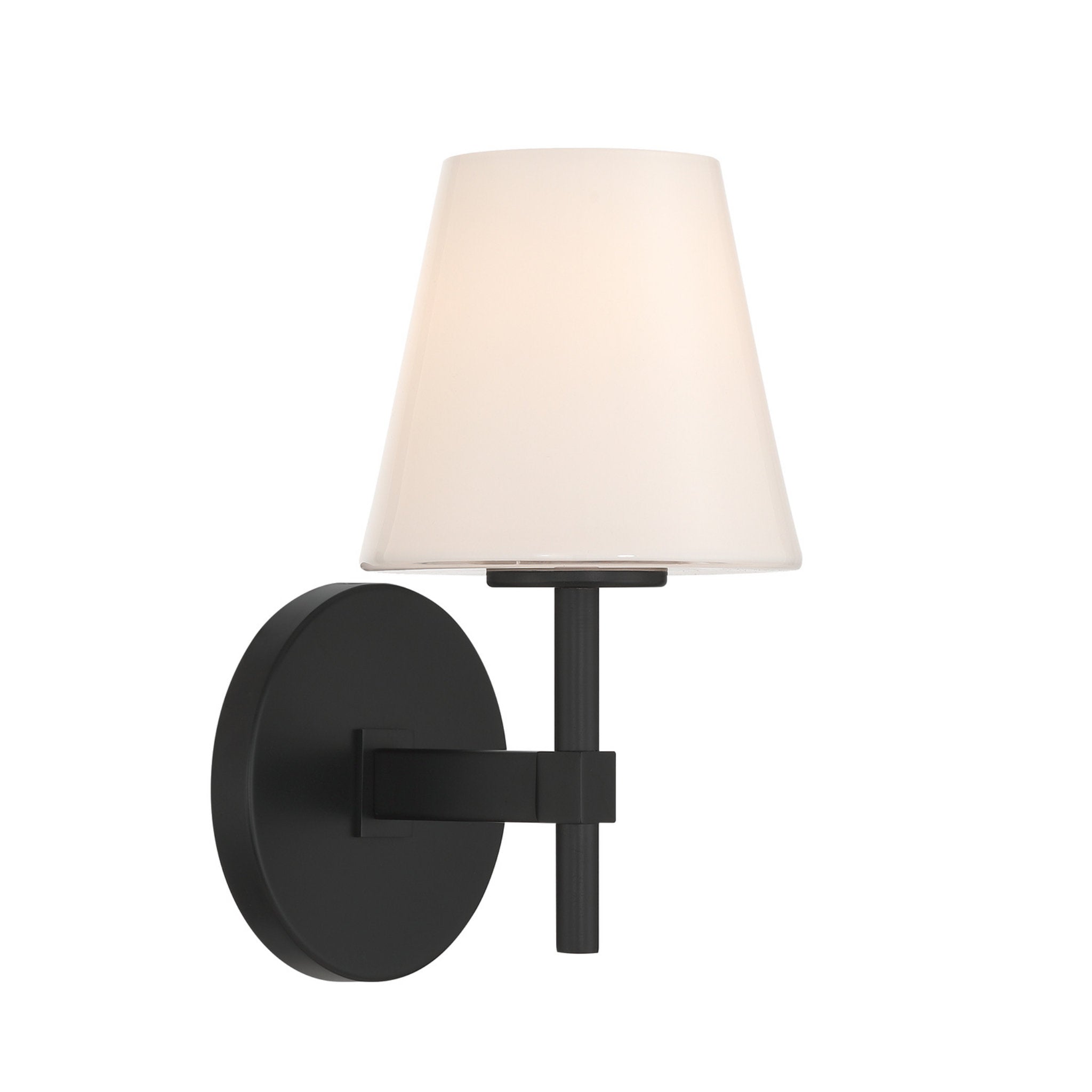 Colton 6'' Black Sconce Black 6"W x 11.5"H x 7.5"D
