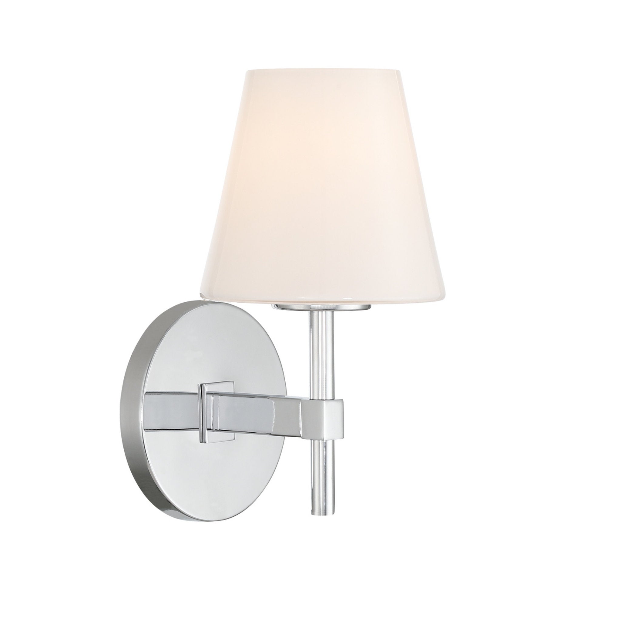 Colton 6'' Polished Chrome Sconce Silver 6"W x 11.5"H x 7.5"D