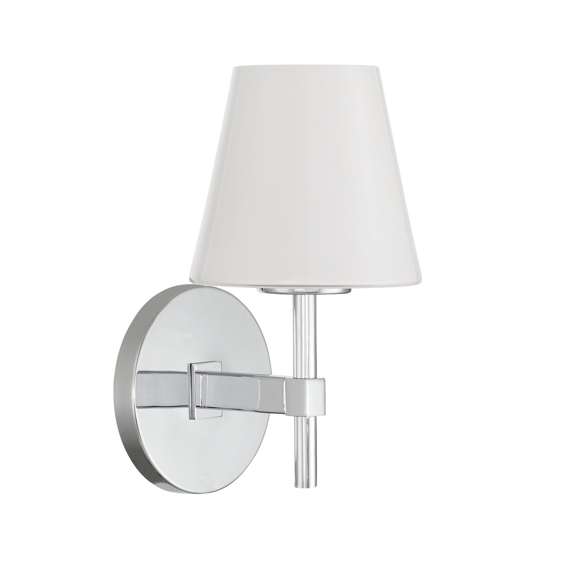Colton 6'' Polished Chrome Sconce Silver 6"W x 11.5"H x 7.5"D