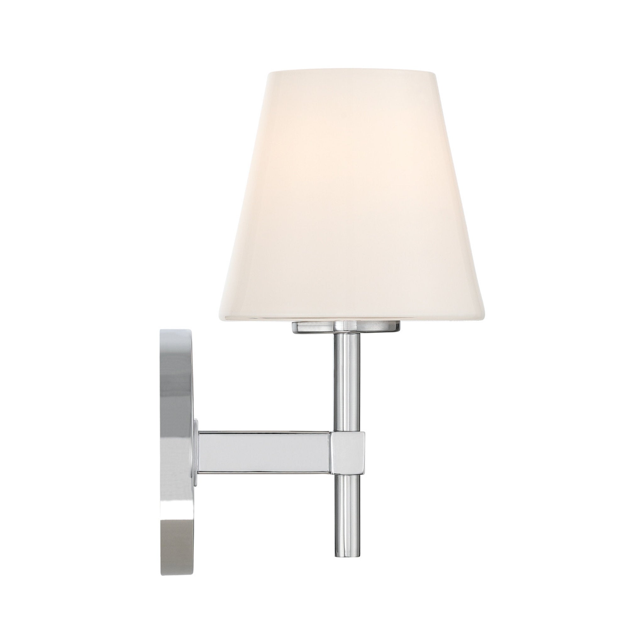 Colton 6'' Polished Chrome Sconce Silver 6"W x 11.5"H x 7.5"D