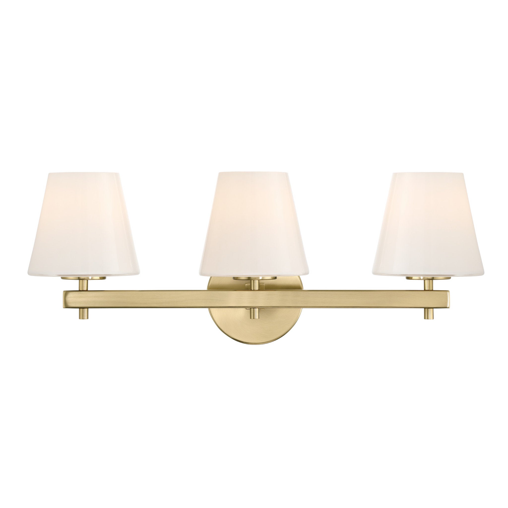 Colton 24.5'' Vibrant Gold Bathroom Vanity Gold 24.5"W x 10"H x 7.5"D