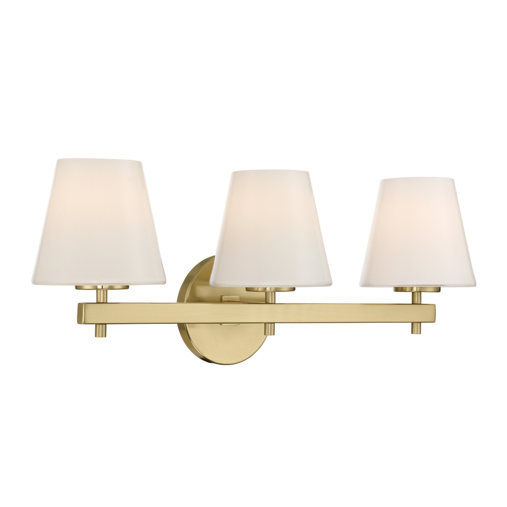 Colton 24.5'' Vibrant Gold Bathroom Vanity Gold 24.5"W x 10"H x 7.5"D