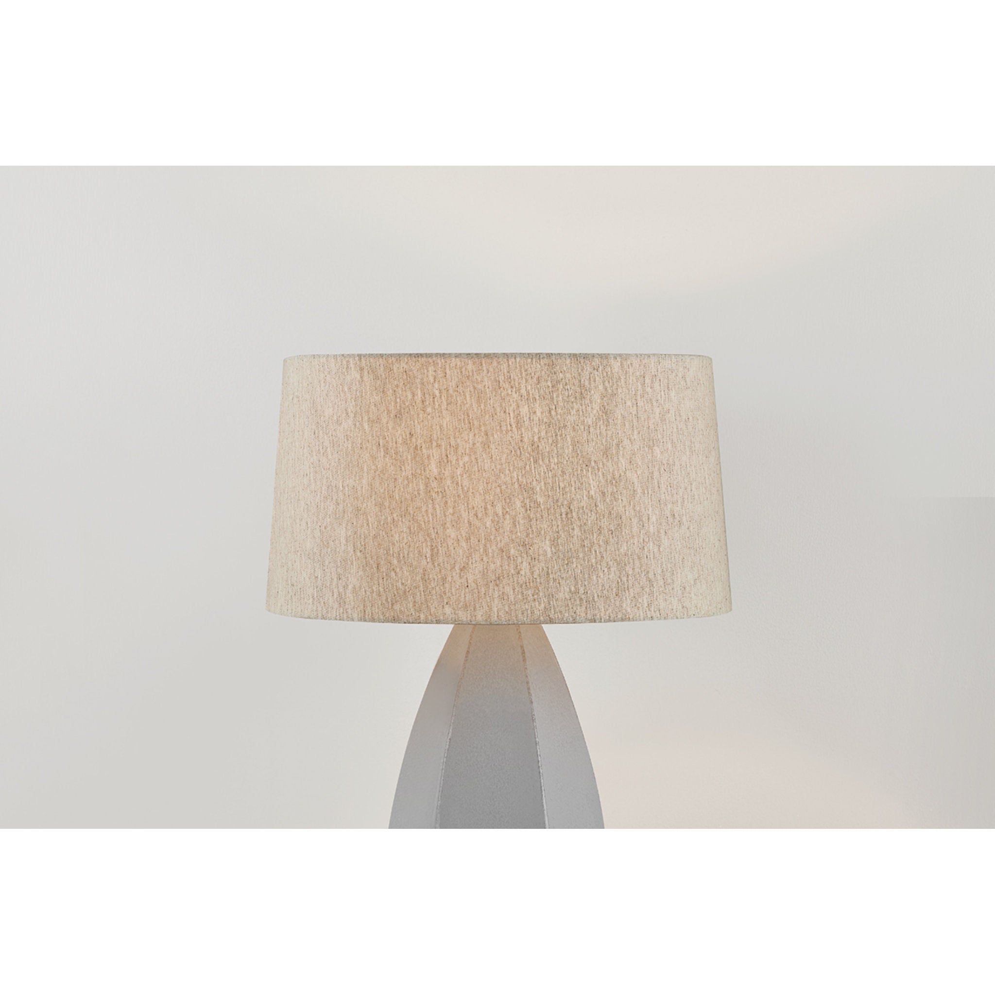 Colwyn 1-Light Table Lamp in Aged Brass 20W x 29.5H (Ceramic Dove White)