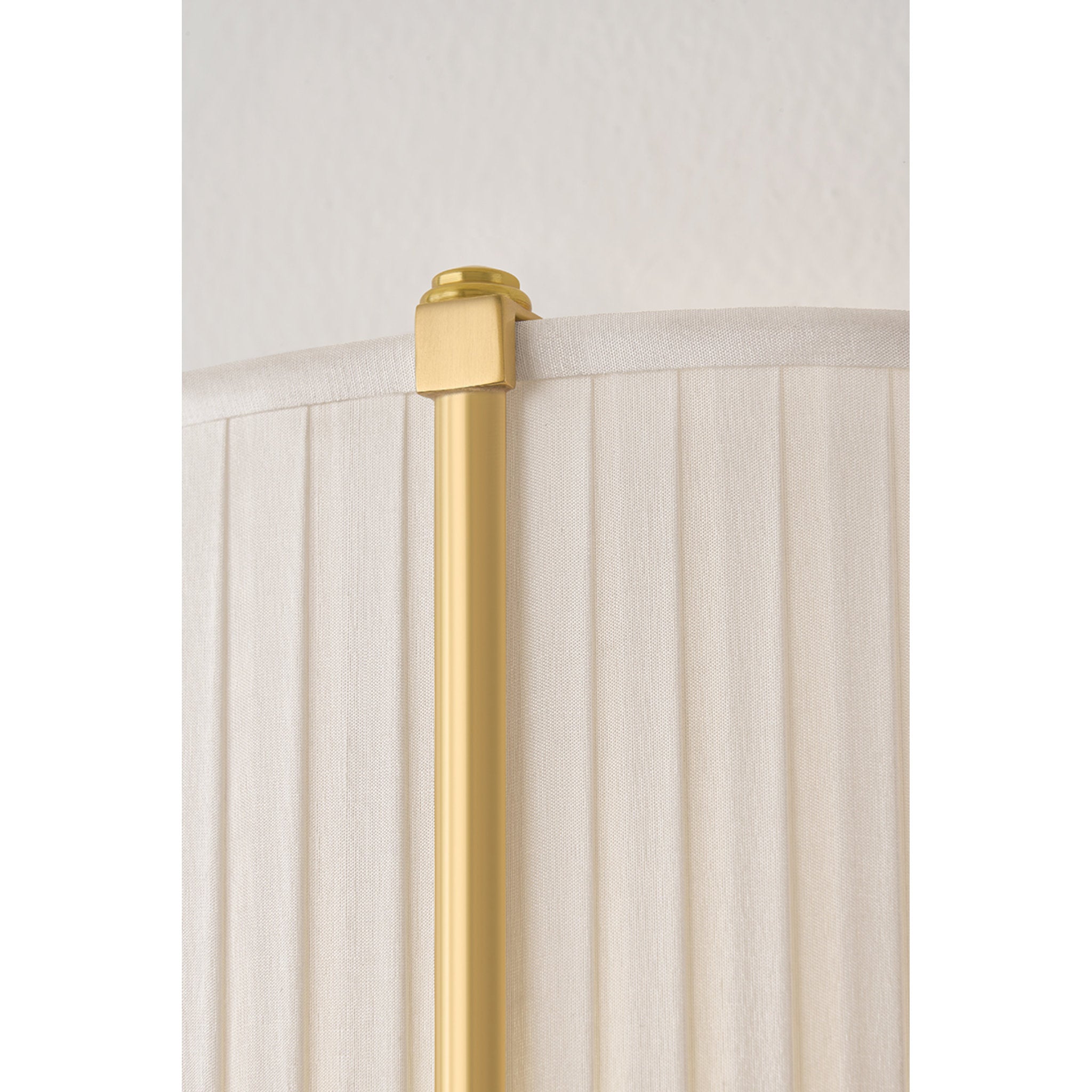 Cornell 2-Light Wall Sconce in Aged Brass by Augusta Hoffman 6.5W x 18H