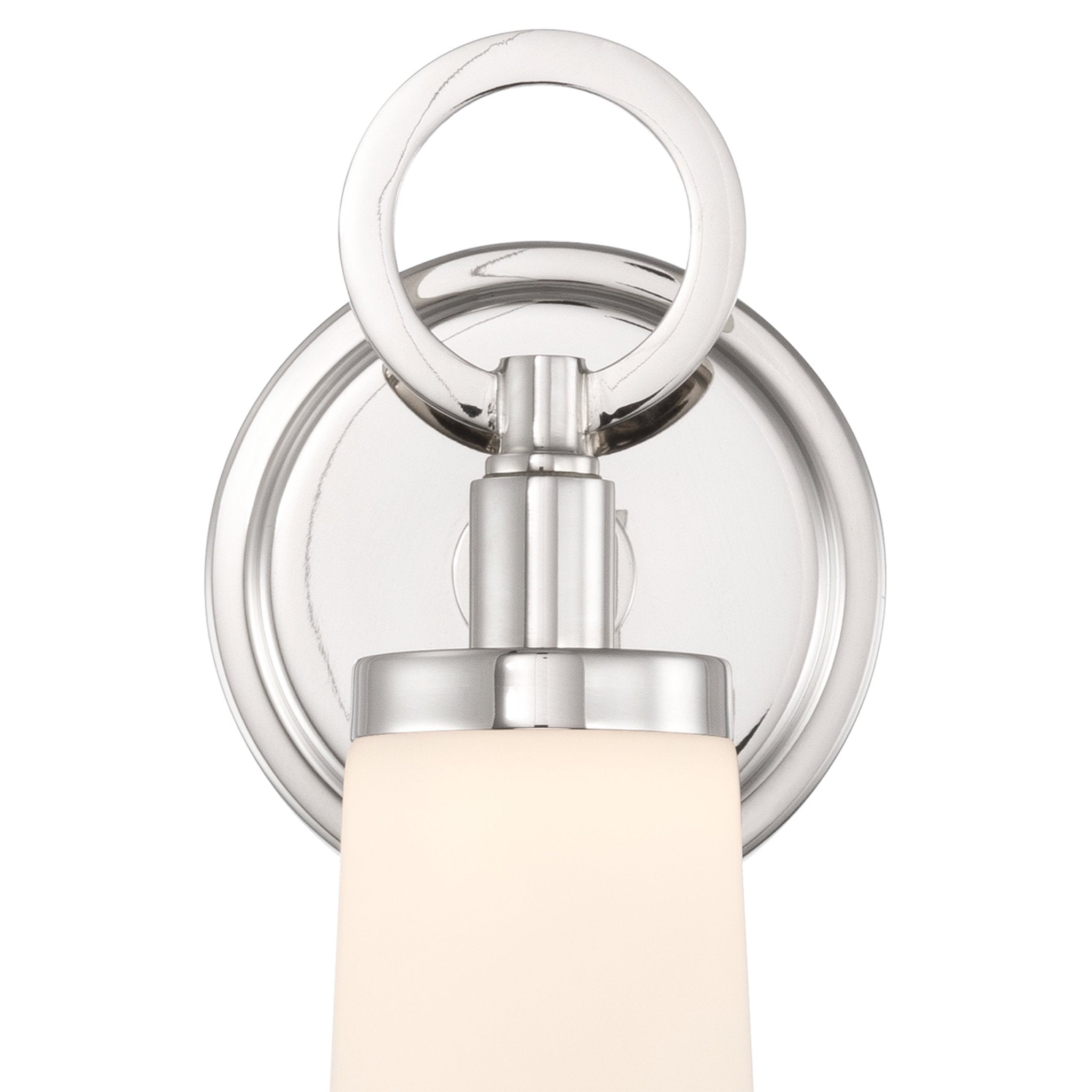 Calvin 4.75'' Integrated LED Polished Nickel Sconce Silver 4.75"W x 12.75"H x 4"D