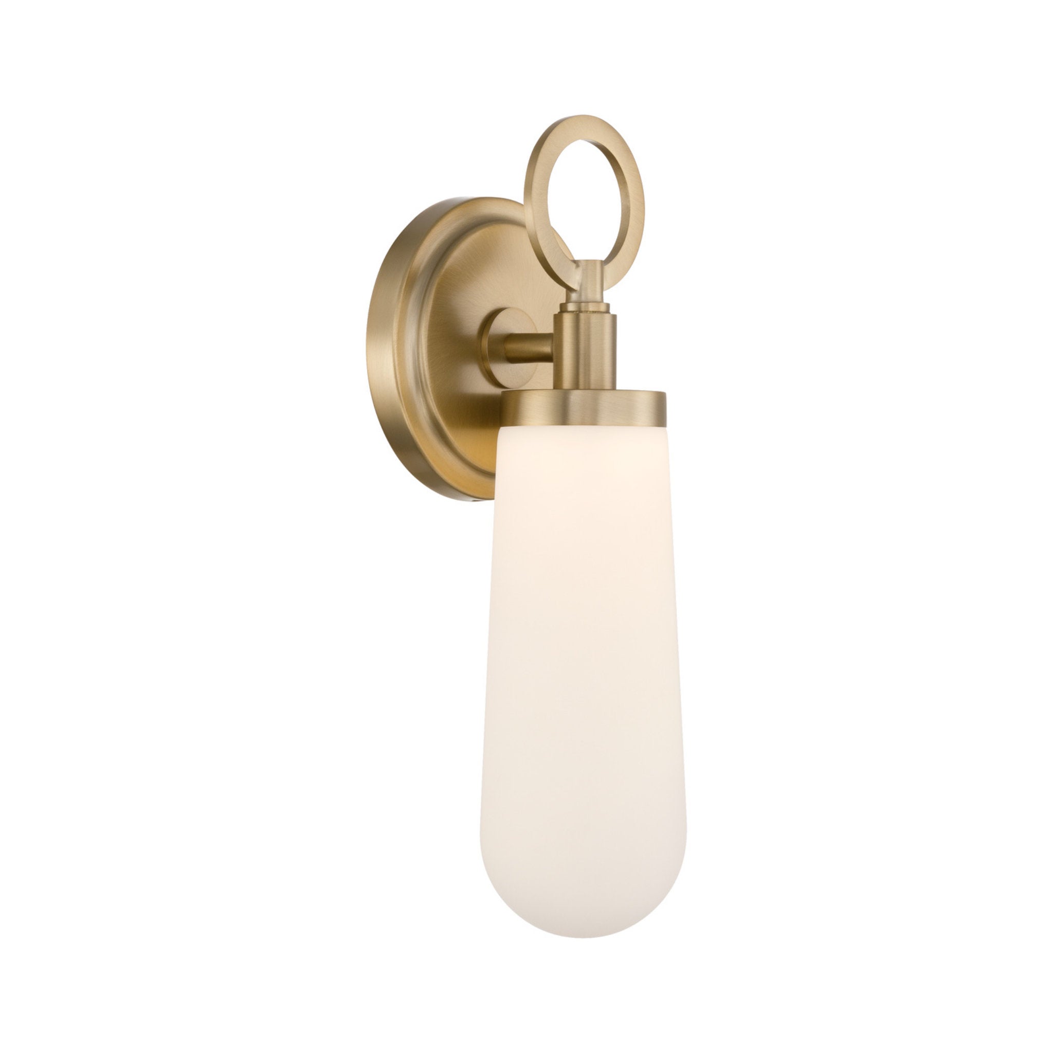 Calvin 4.75'' Integrated LED Vibrant Gold Sconce Gold 4.75"W x 12.75"H x 4"D