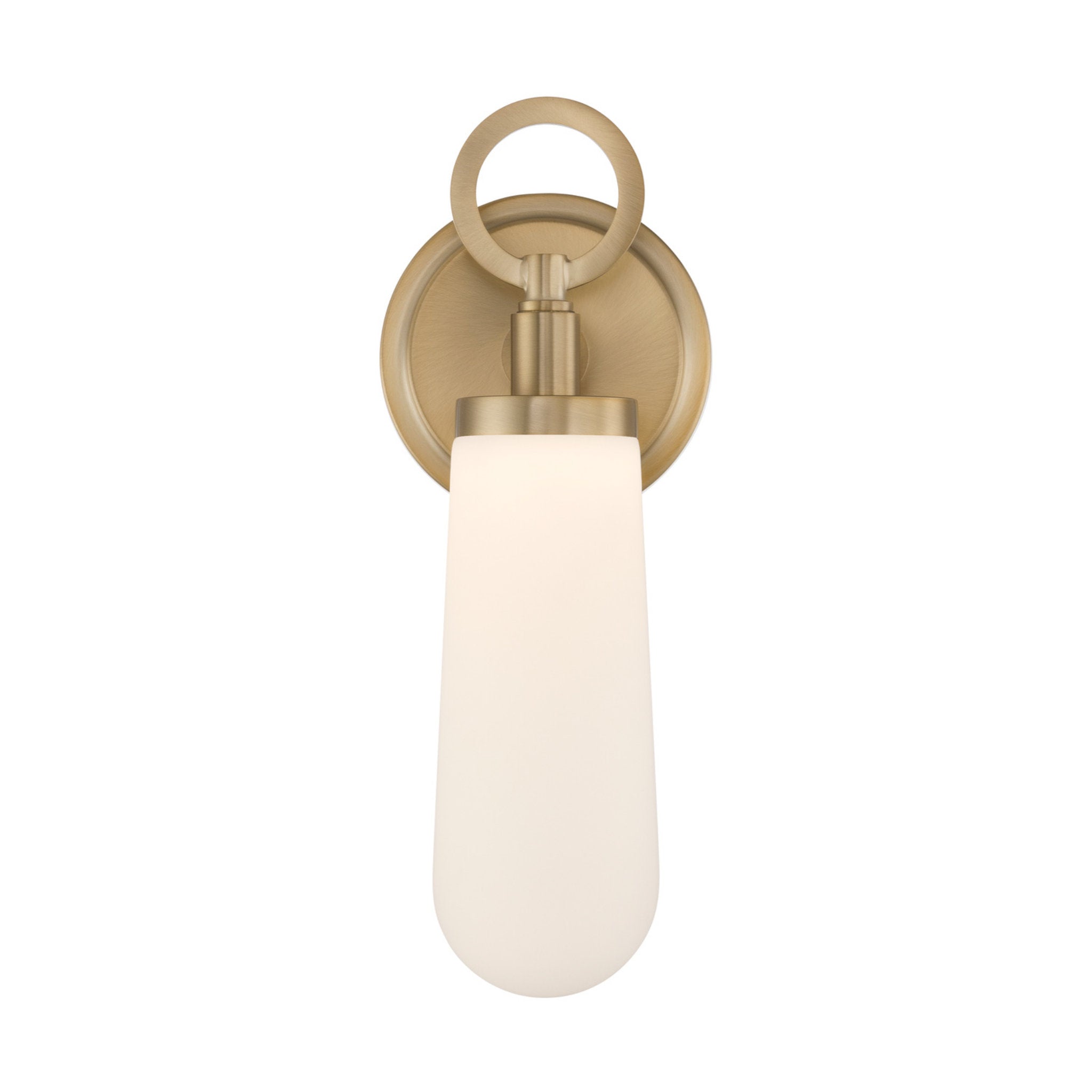 Calvin 4.75'' Integrated LED Vibrant Gold Sconce Gold 4.75"W x 12.75"H x 4"D