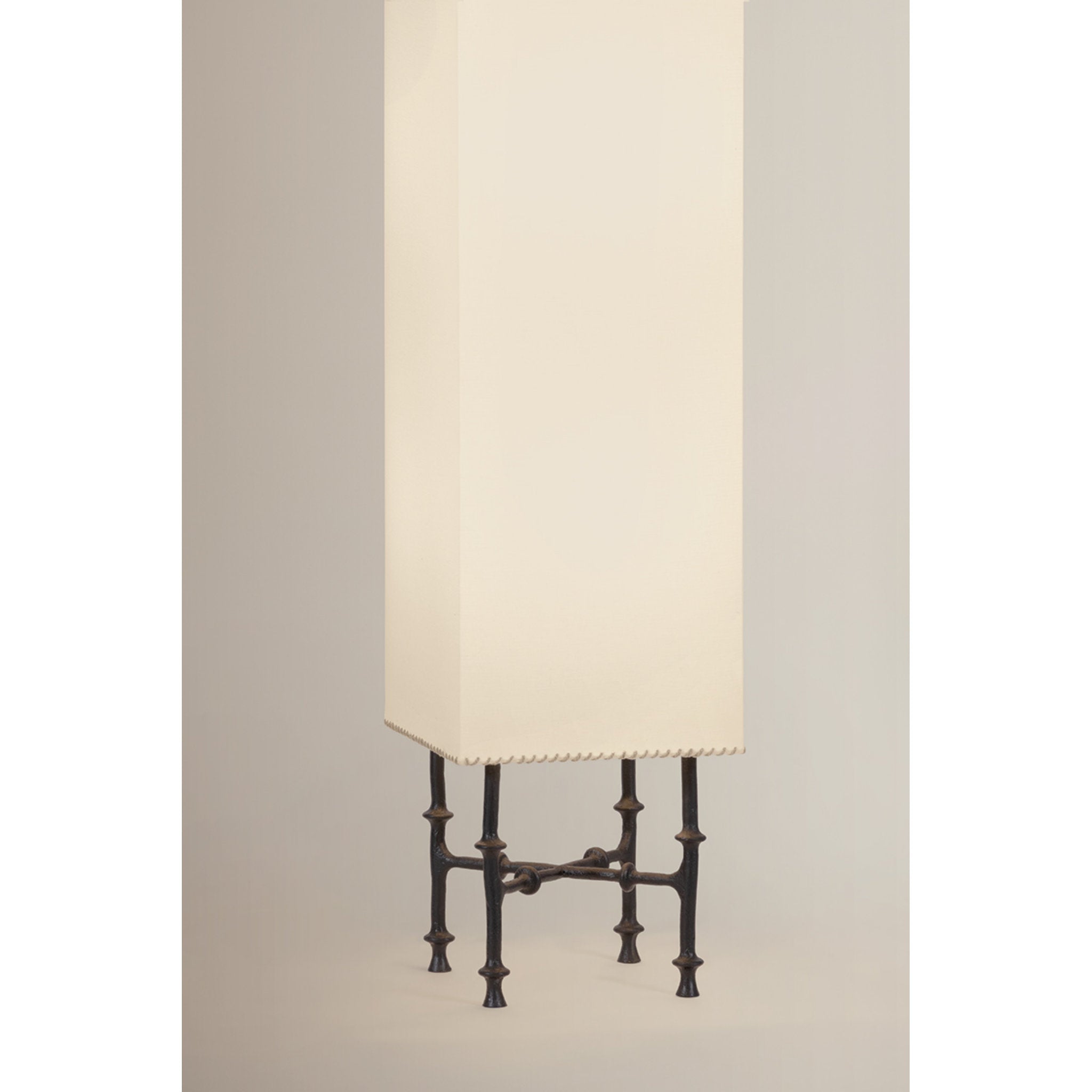 Cy 3-Light Floor Lamp in Black Iron by Augusta Hoffman 12L x 12W x 56.25H