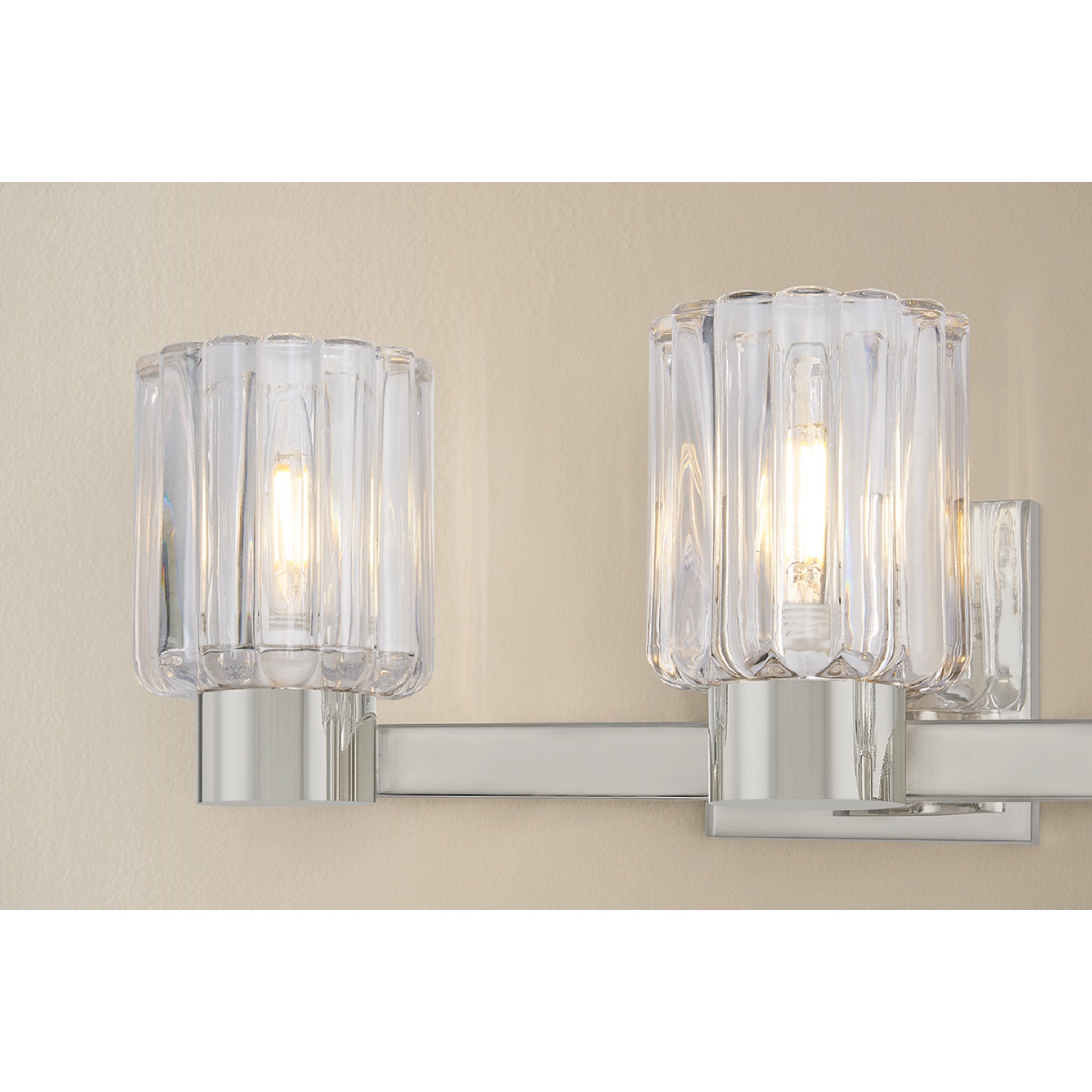 Danae 3-Light Bath and Vanity in Polished Nickel 5L x 18W x 6.25H