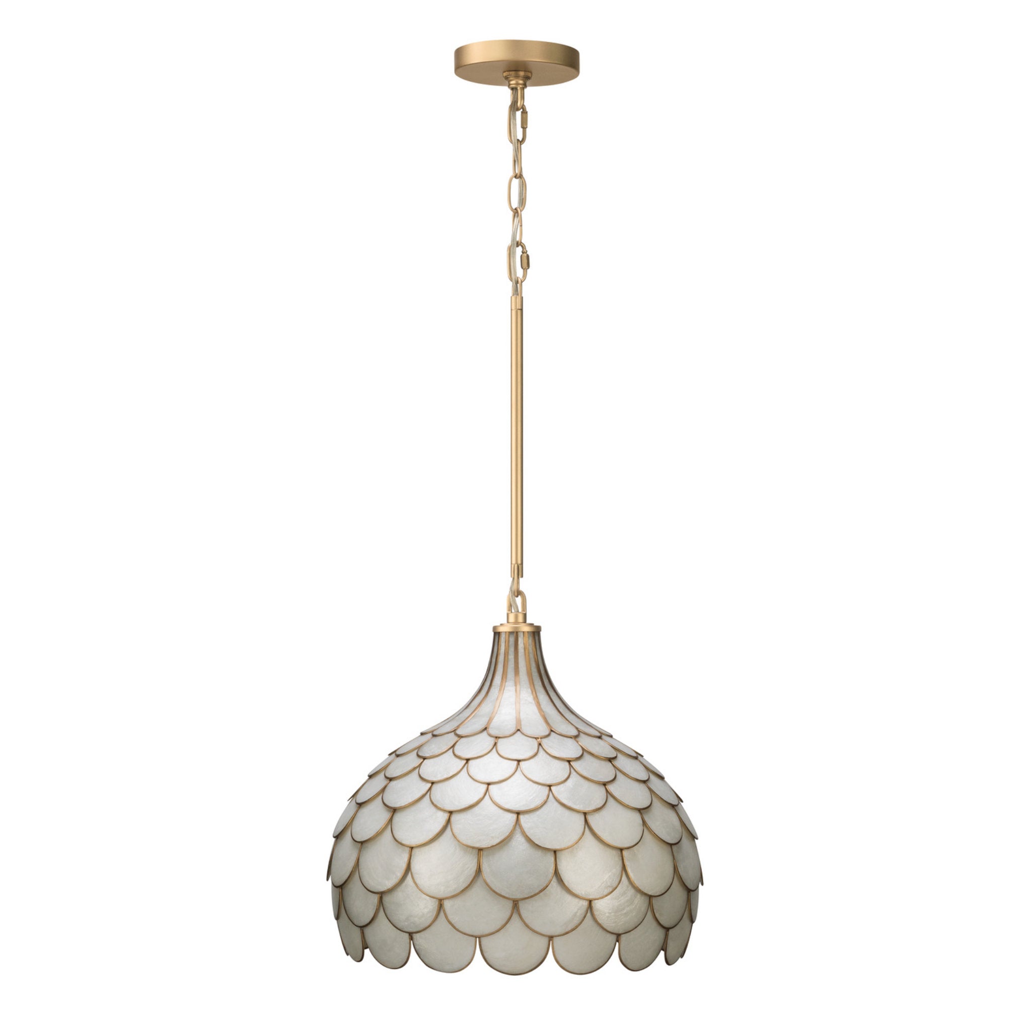Darby 14'' Soft Gold Pendant Gold 14"W x 14"H x 14"D